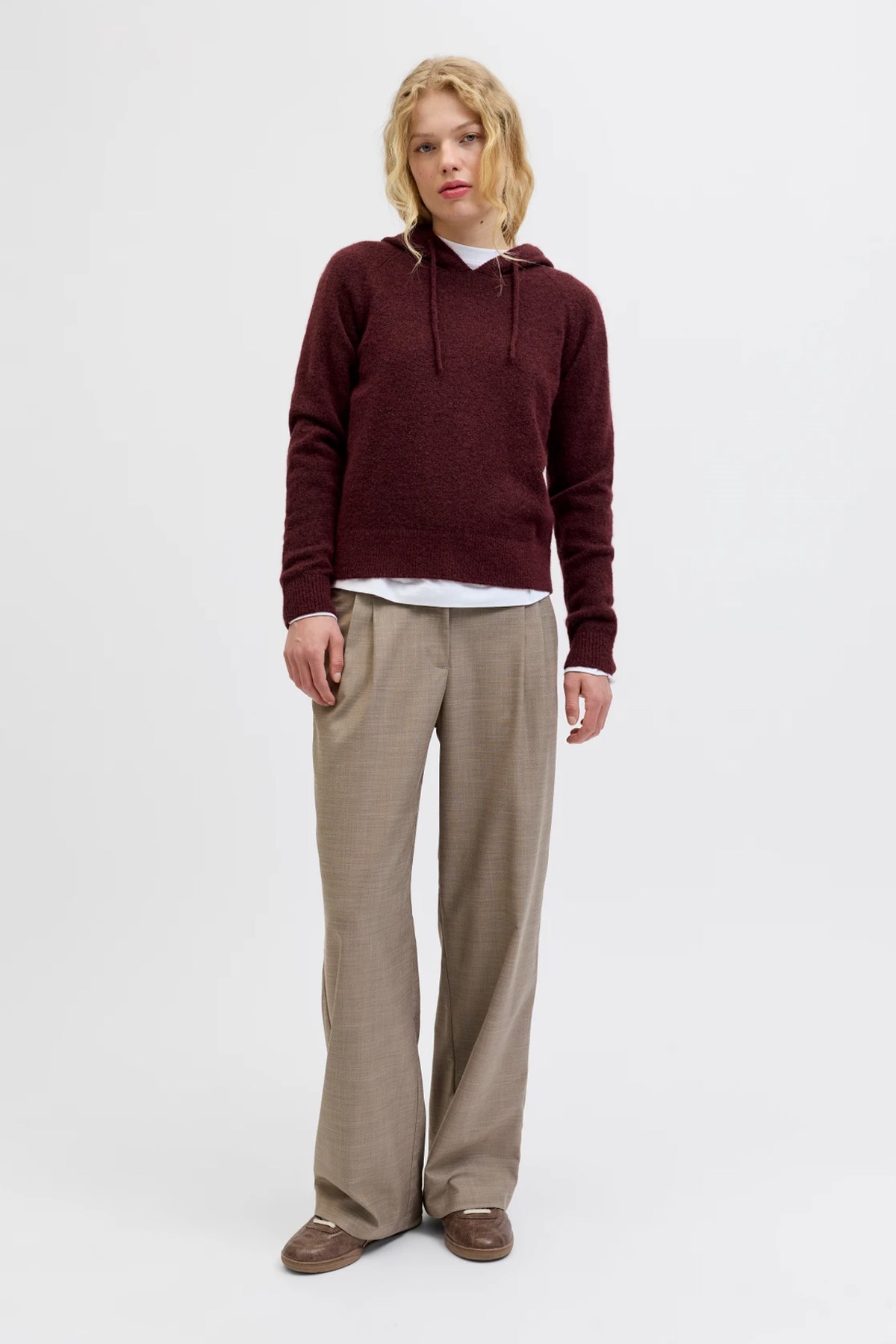 Jack & Jones Jxevi Kadın Kazak Kırmızı