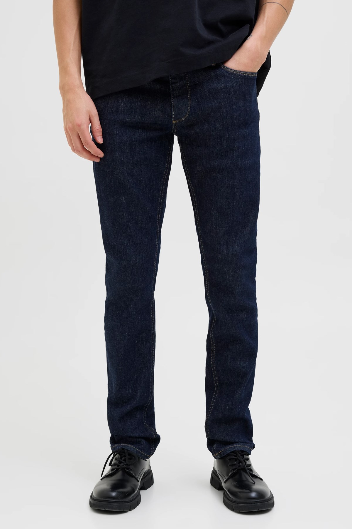 Jack & Jones Jjıglenn Erkek Jeans 12261862 Mavi
