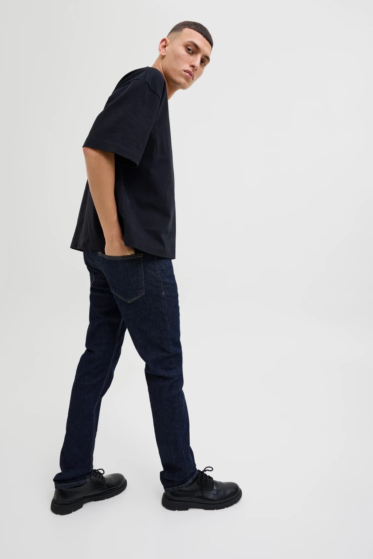 Jack & Jones Jjıglenn Erkek Jeans 12261862 Mavi