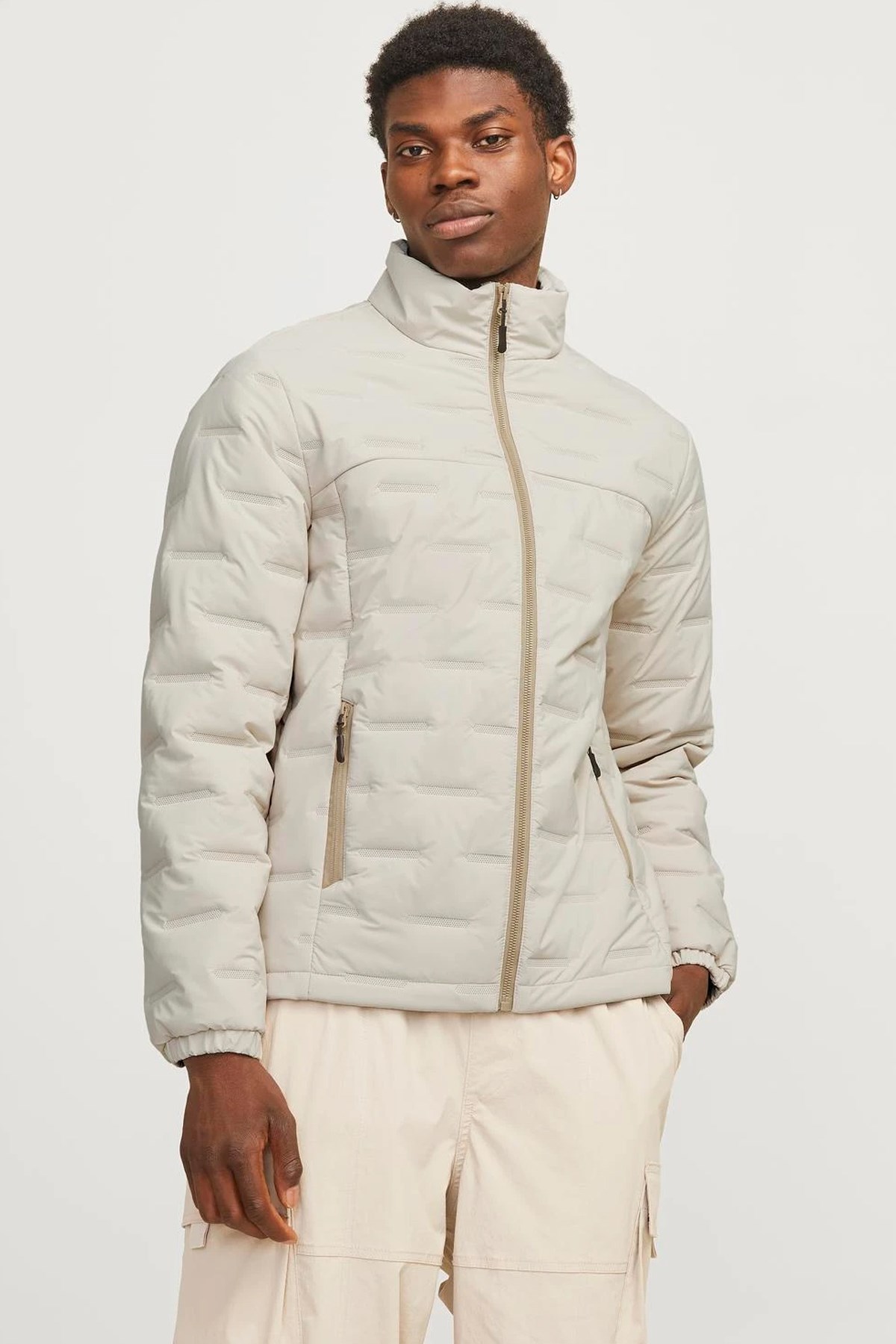 Jack & Jones Cosonic Stand Erkek Mont 12262102 Beyaz