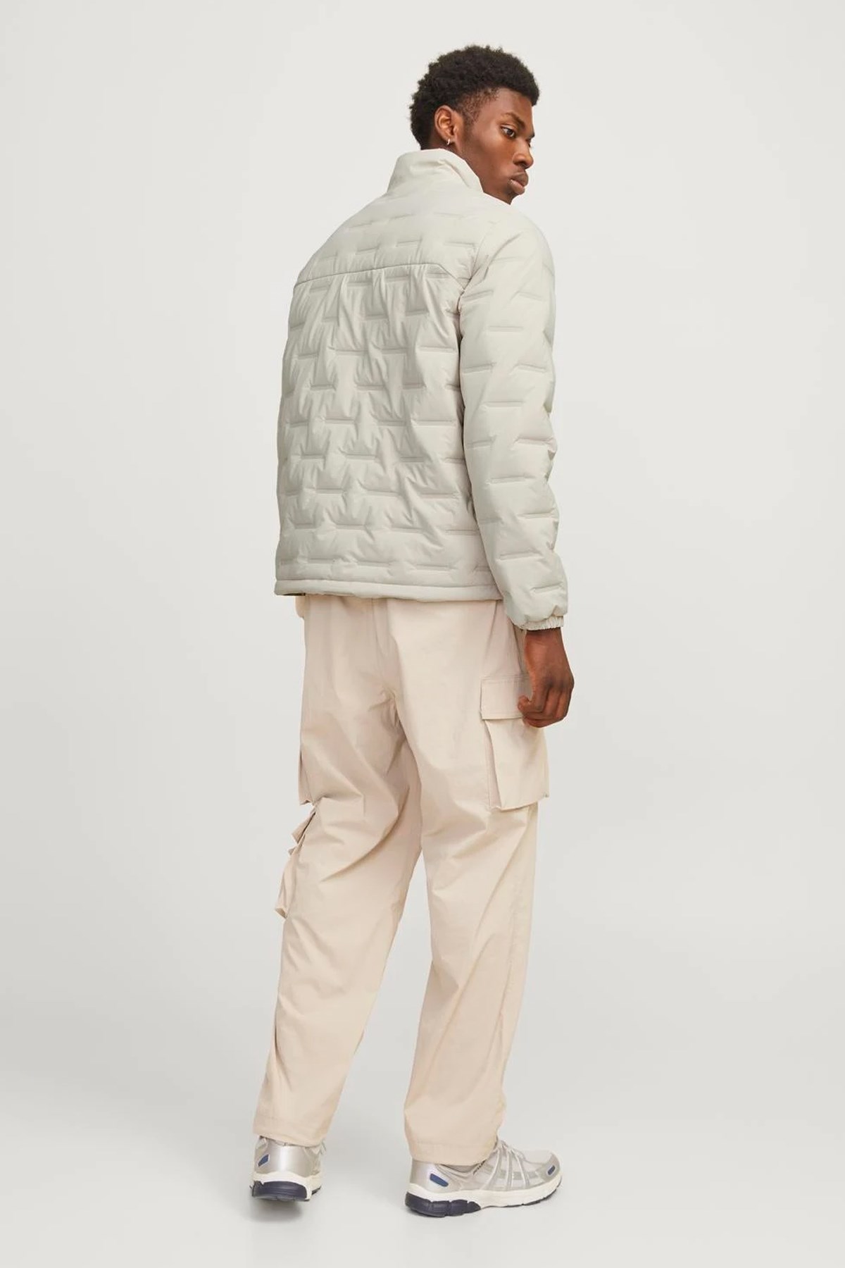 Jack & Jones Cosonic Stand Erkek Mont 12262102 Beyaz