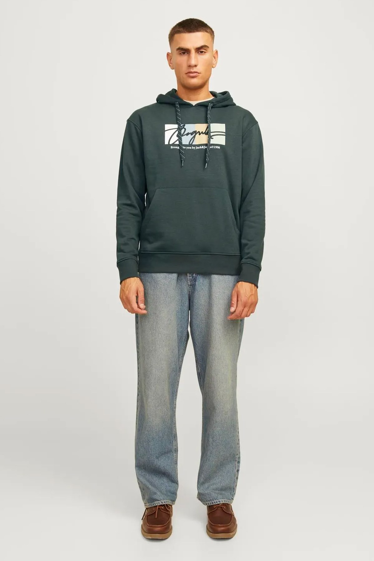 Jack & Jones Jorportland Erkek Sweat 12262421 Antrasit