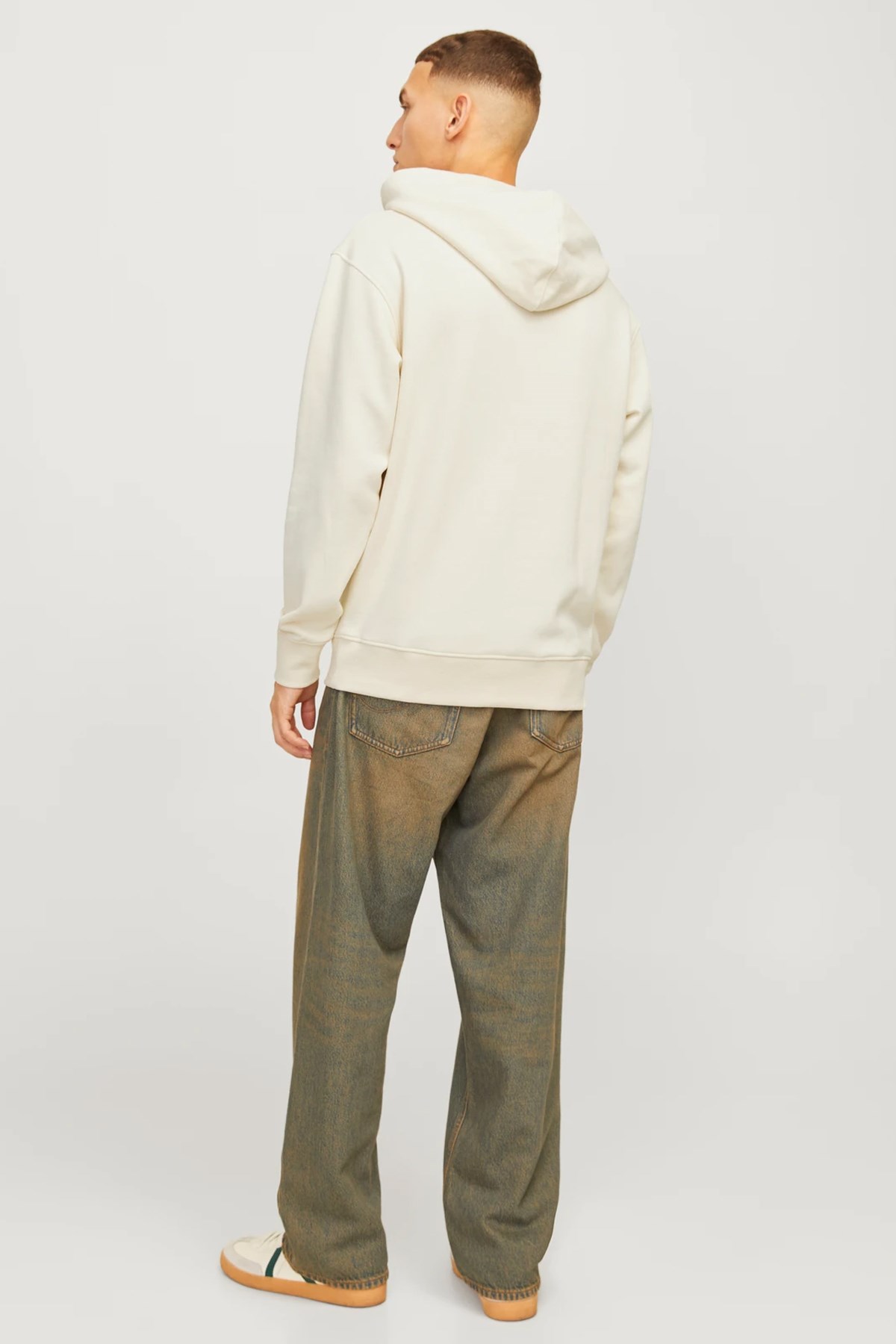 Jack & Jones Jorportland Erkek Sweat 12262421 Ekru