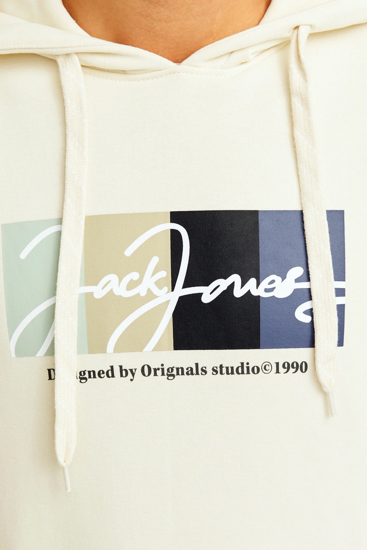 Jack & Jones Jorportland Erkek Sweat 12262421 Ekru