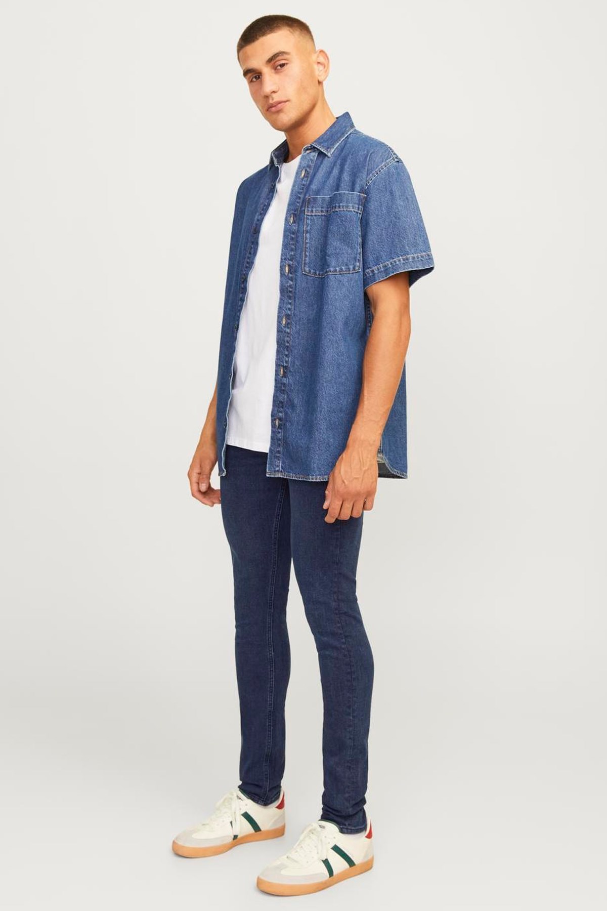 Jack & Jones Liam Sq 260 Erkek Jean Pantolon 12262488 Mavi