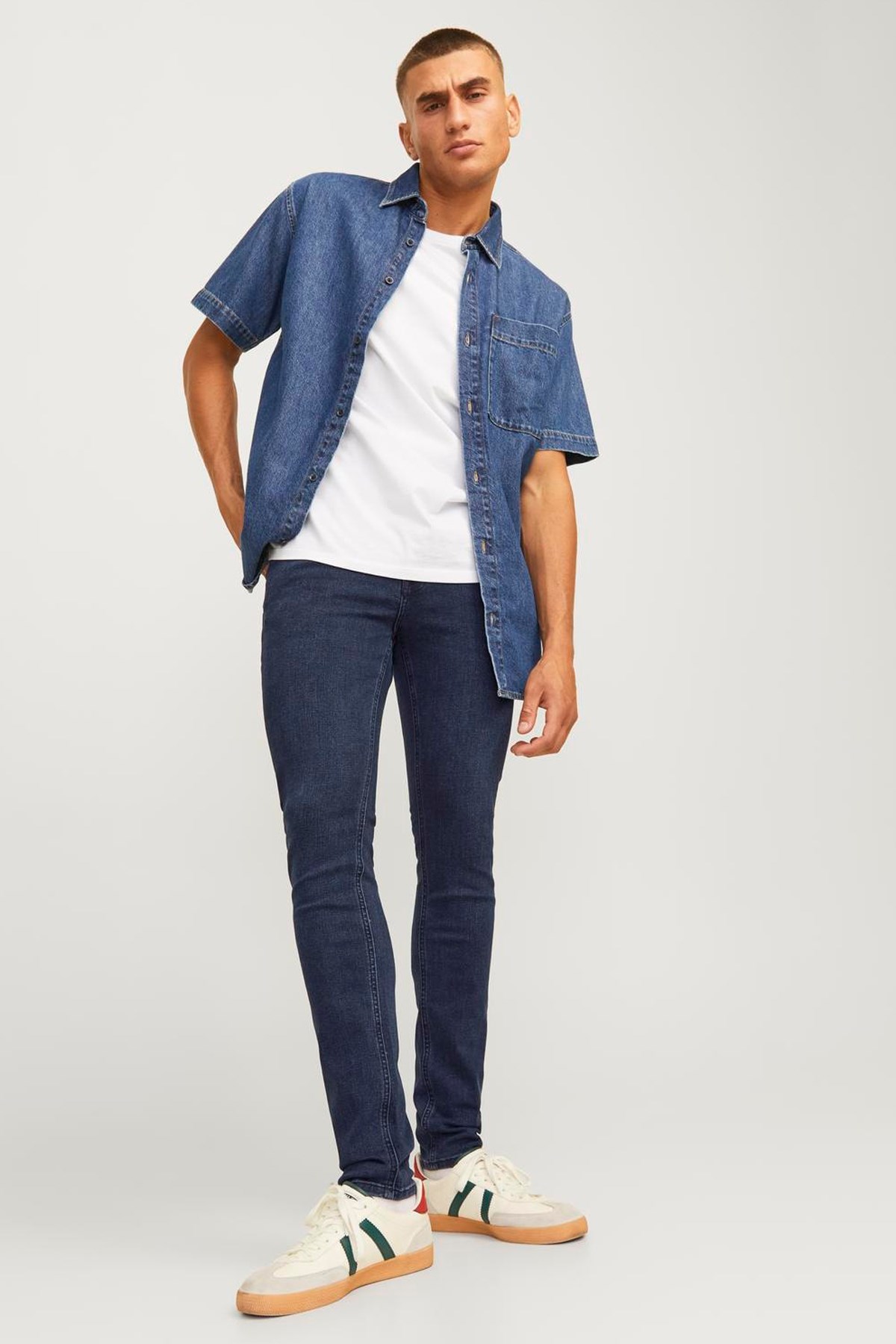 Jack & Jones Liam Sq 260 Erkek Jean Pantolon 12262488 Mavi