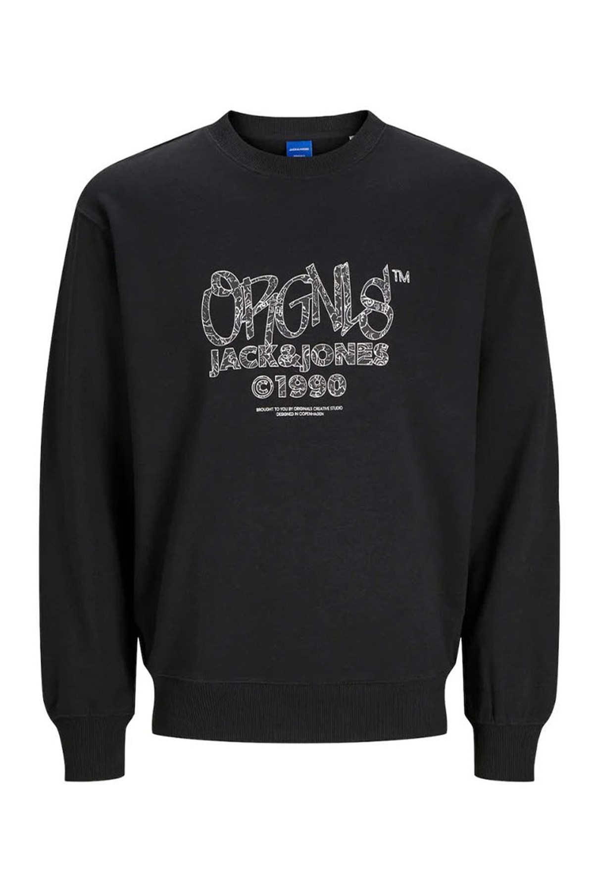 Jack & Jones Jorbushwick Erkek Sweat 12262850 Siyah