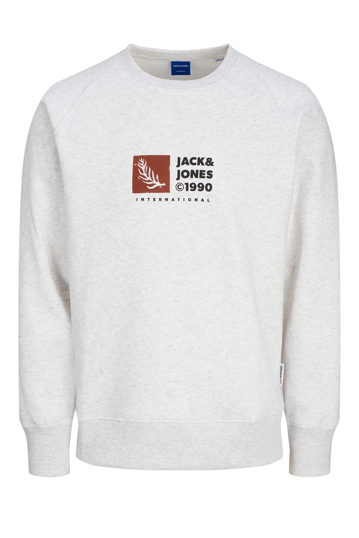 Jack & Jones Portland Box Erkek Sweat 12262958 Beyaz
