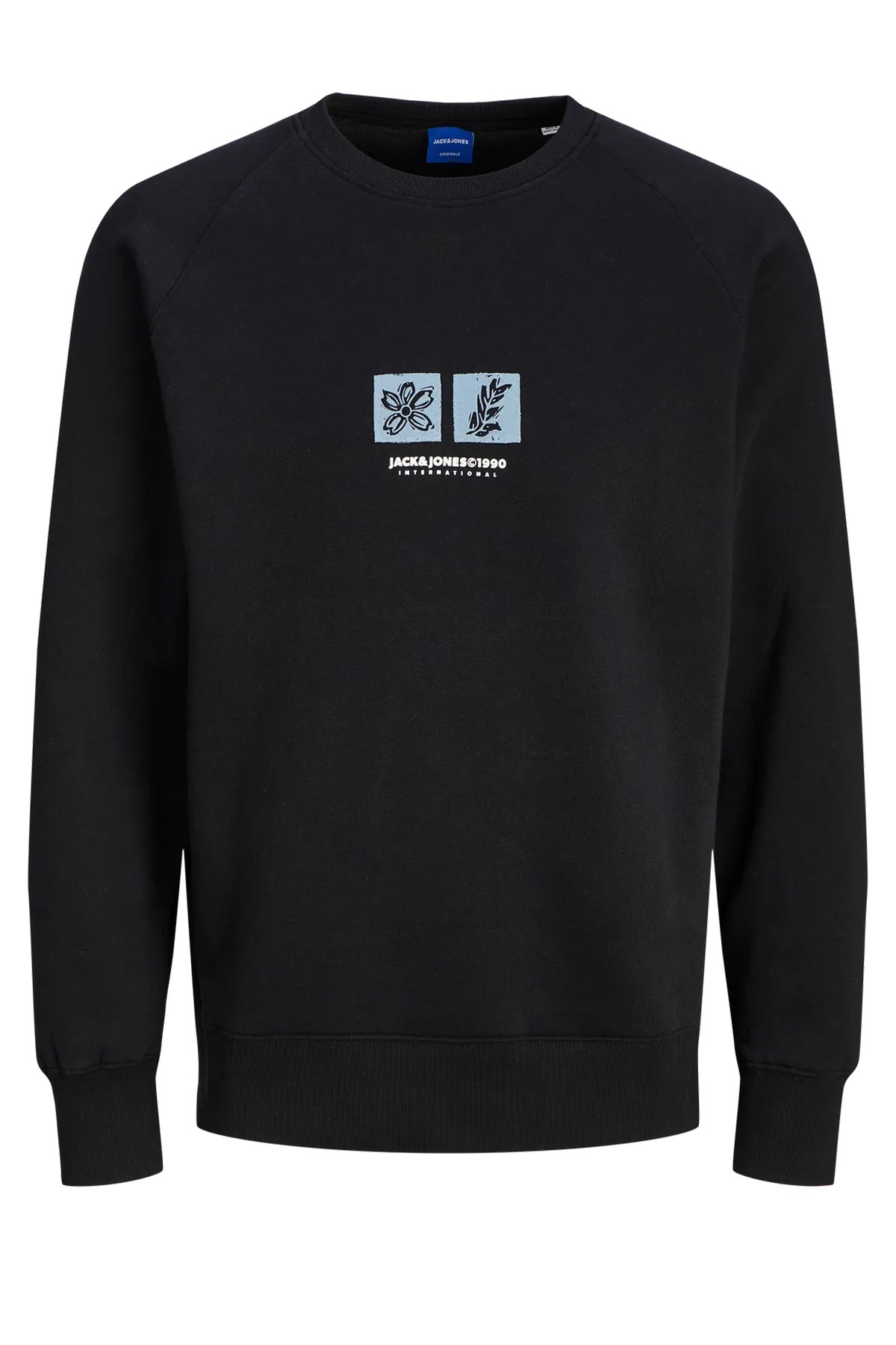 Jack & Jones Portland Box Erkek Sweat 12262958 Siyah