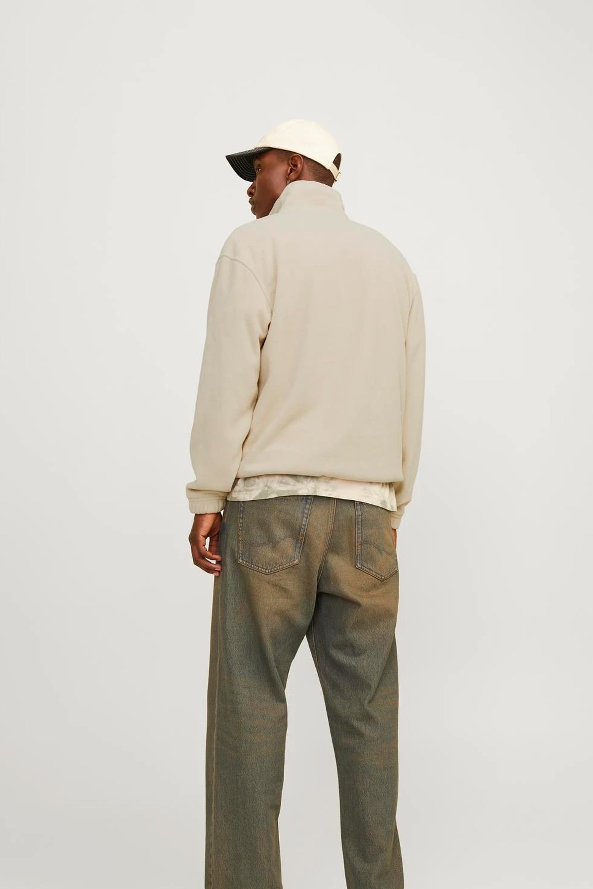 Jack & Jones Jorvesterbro Erkek Sweatshirt 12262981 Bej