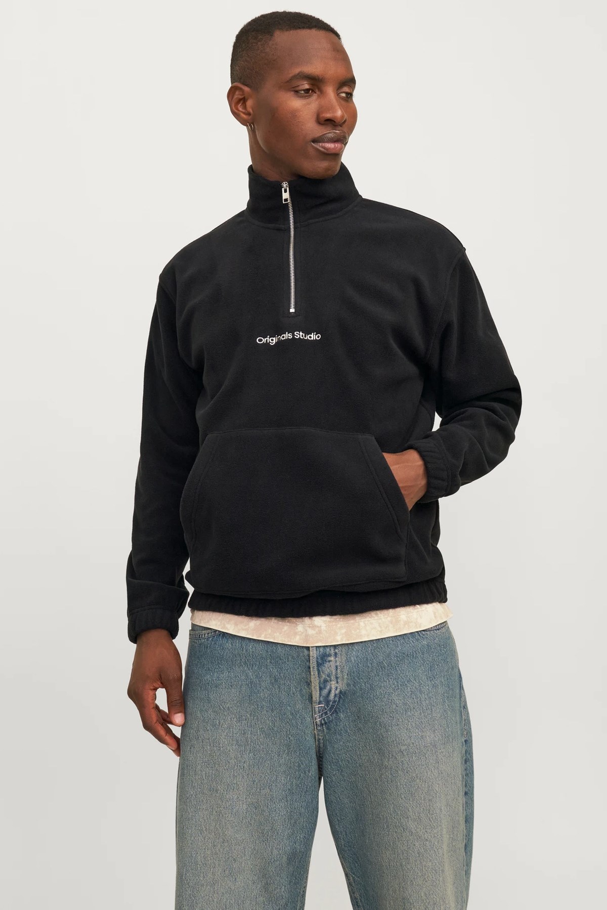 Jack & Jones Jorvesterbro Erkek Sweatshirt 12262981 Siyah
