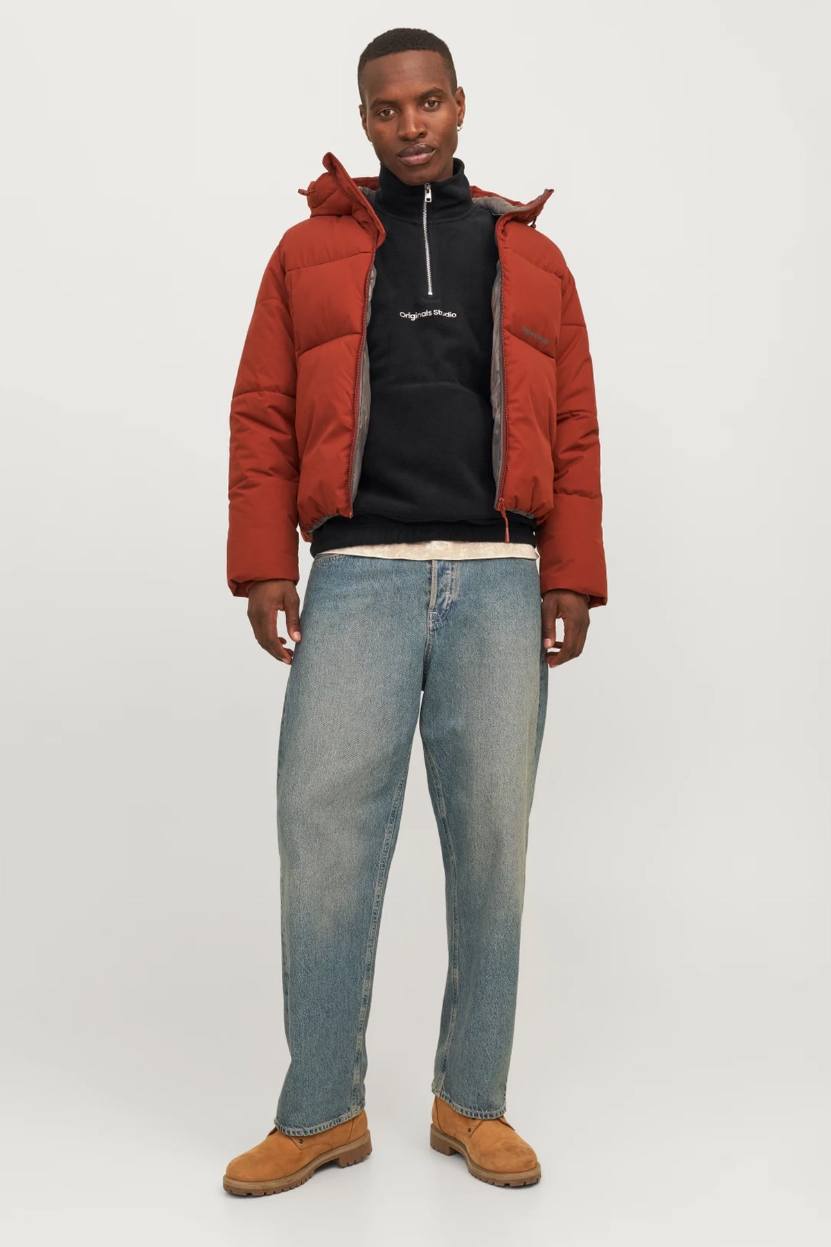 Jack & Jones Jorvesterbro Erkek Sweatshirt 12262981 Siyah