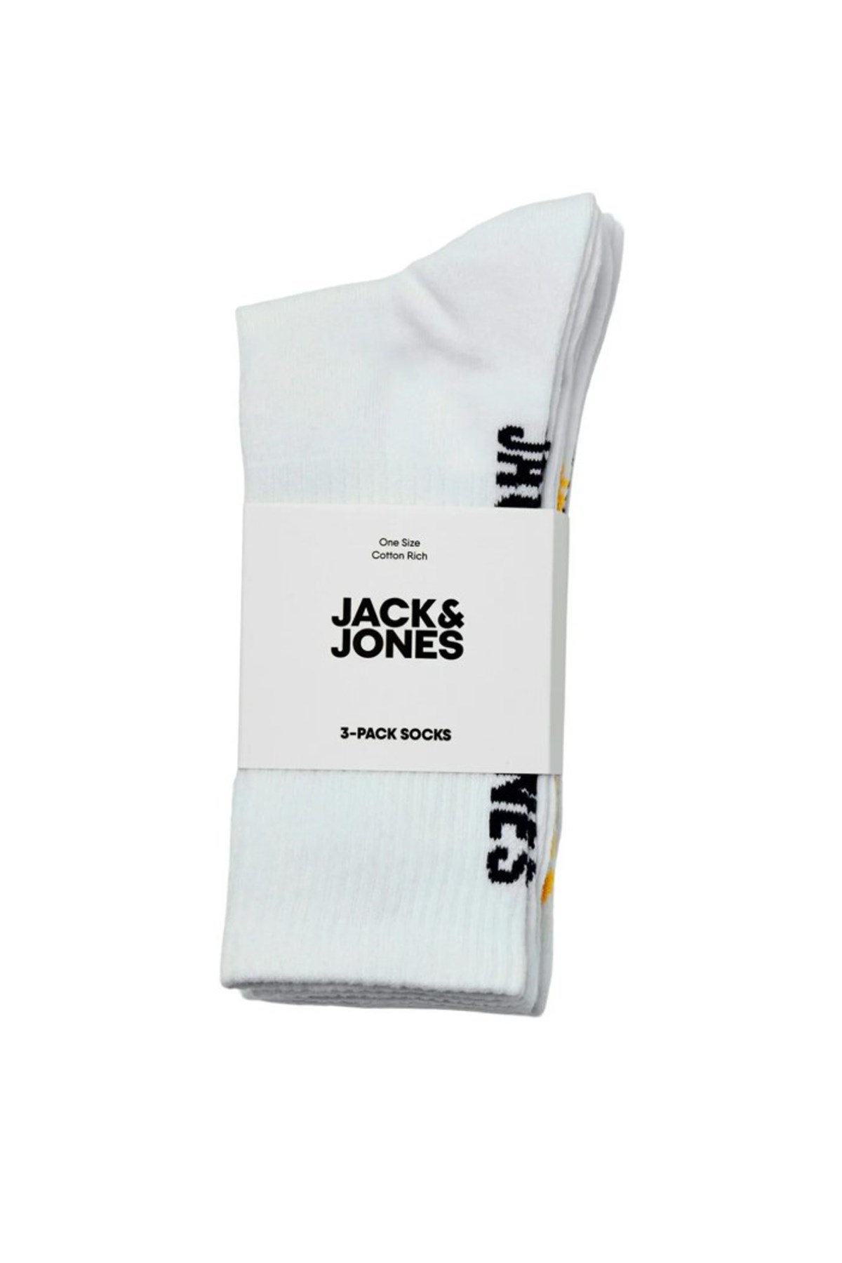 Jack & Jones Jacjamıe 3'lü Tenis Çorap 12263422 Beyaz