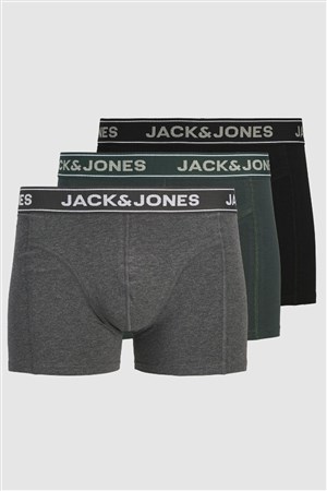Jack& Jones Jacblack 3 Pack Erkek Boxer