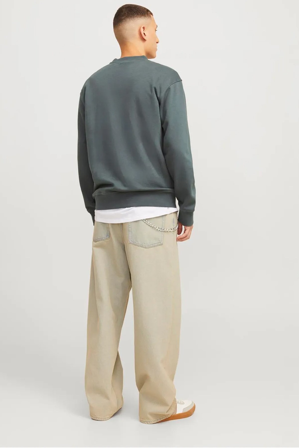 Jack & Jones Alpha Erkek Sweat 12266495 Antrasit