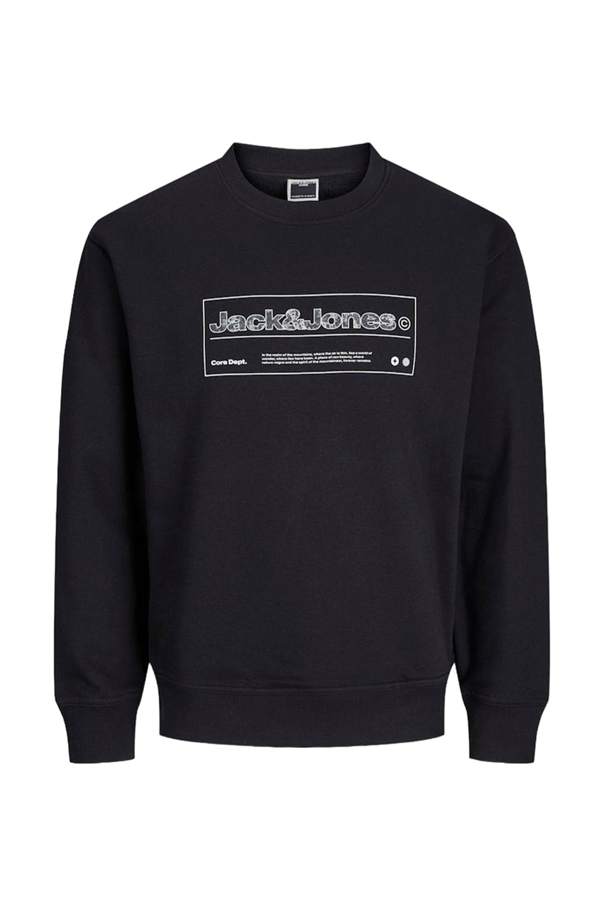 Jack & Jones Alpha Erkek Sweat 12266495 Siyah