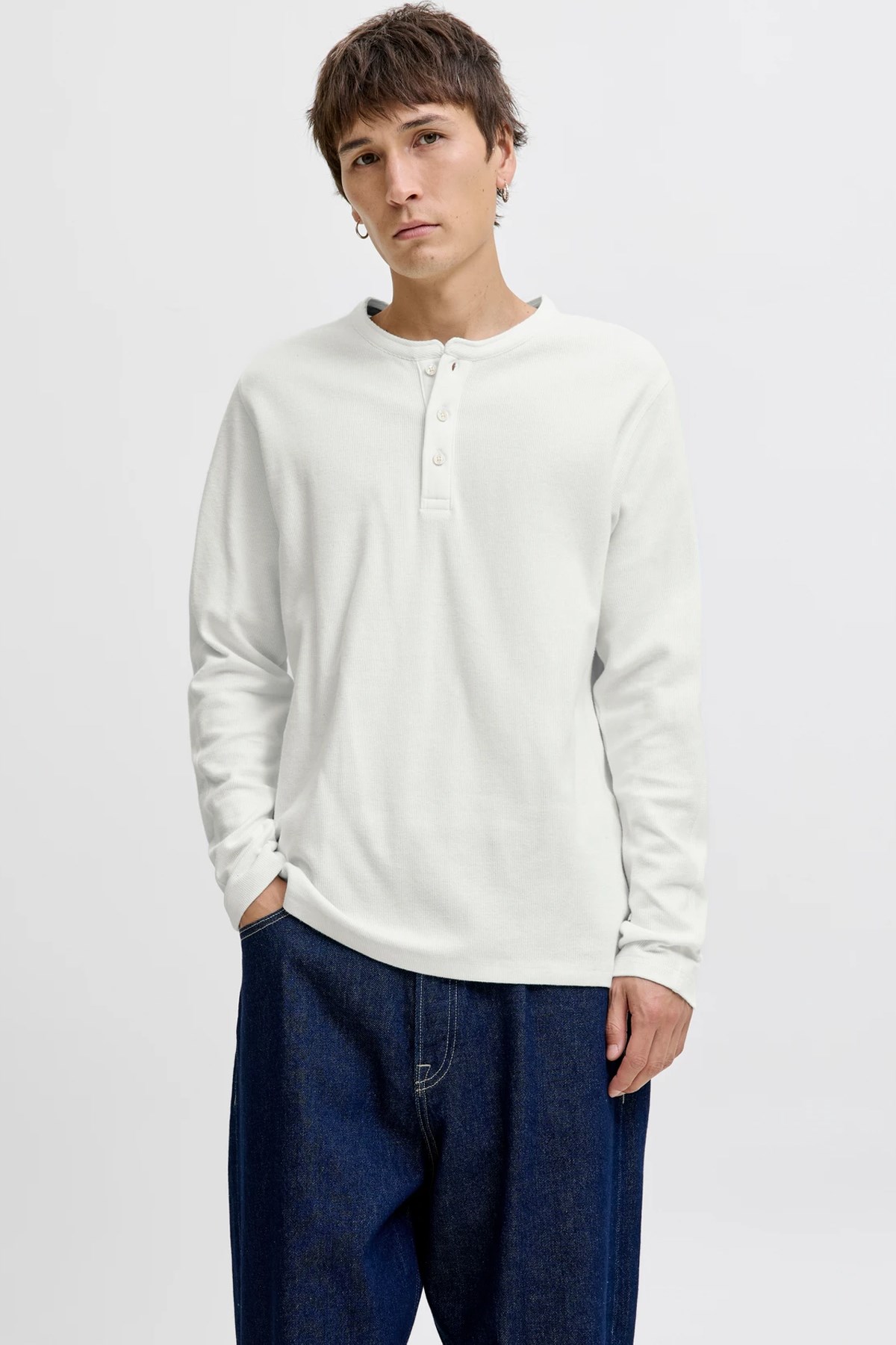 Jack & Jones Jprblutyrell Erkek Tişört Beyaz
