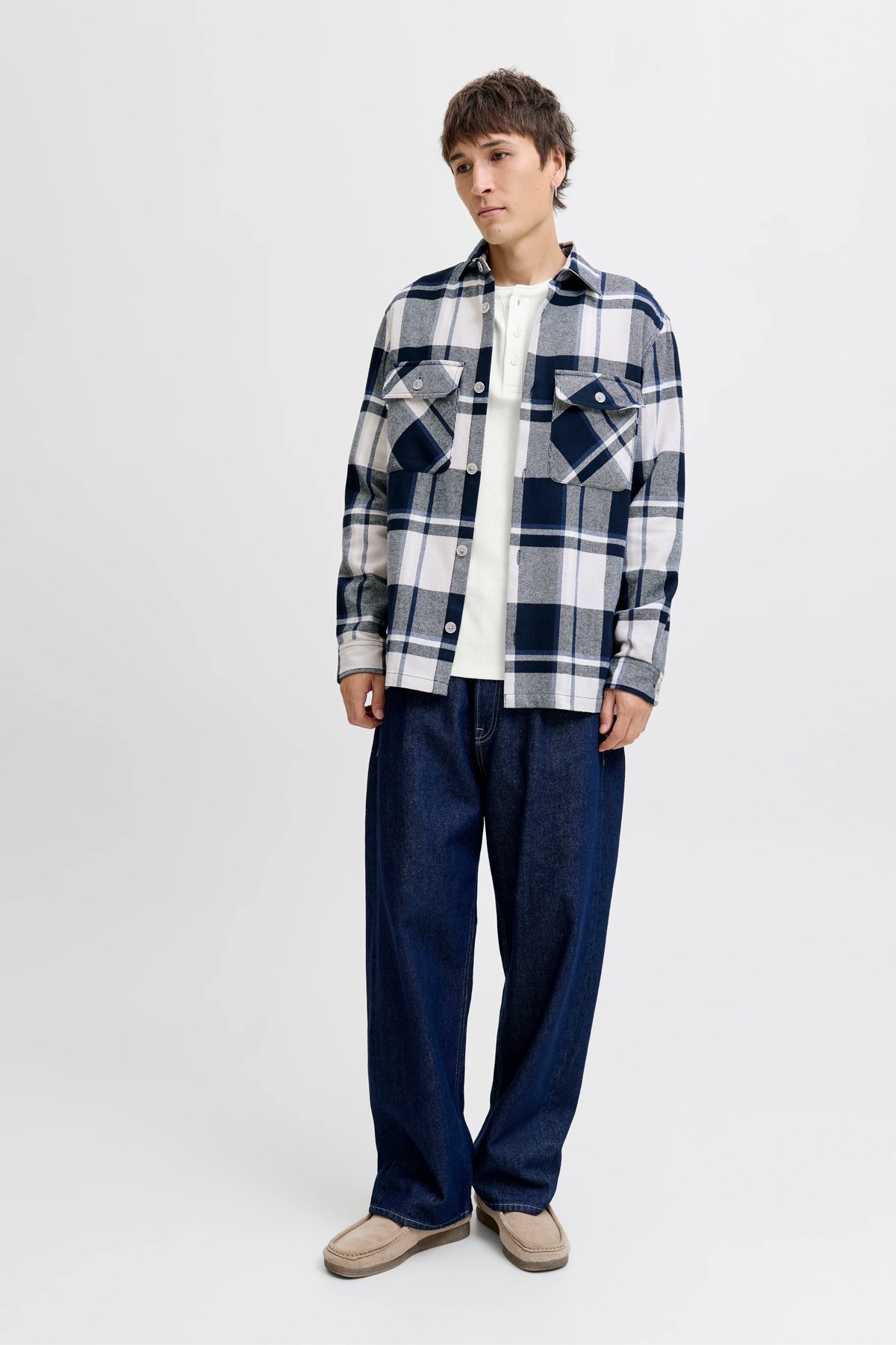 Jack & Jones Jprblutyrell Erkek Tişört Beyaz