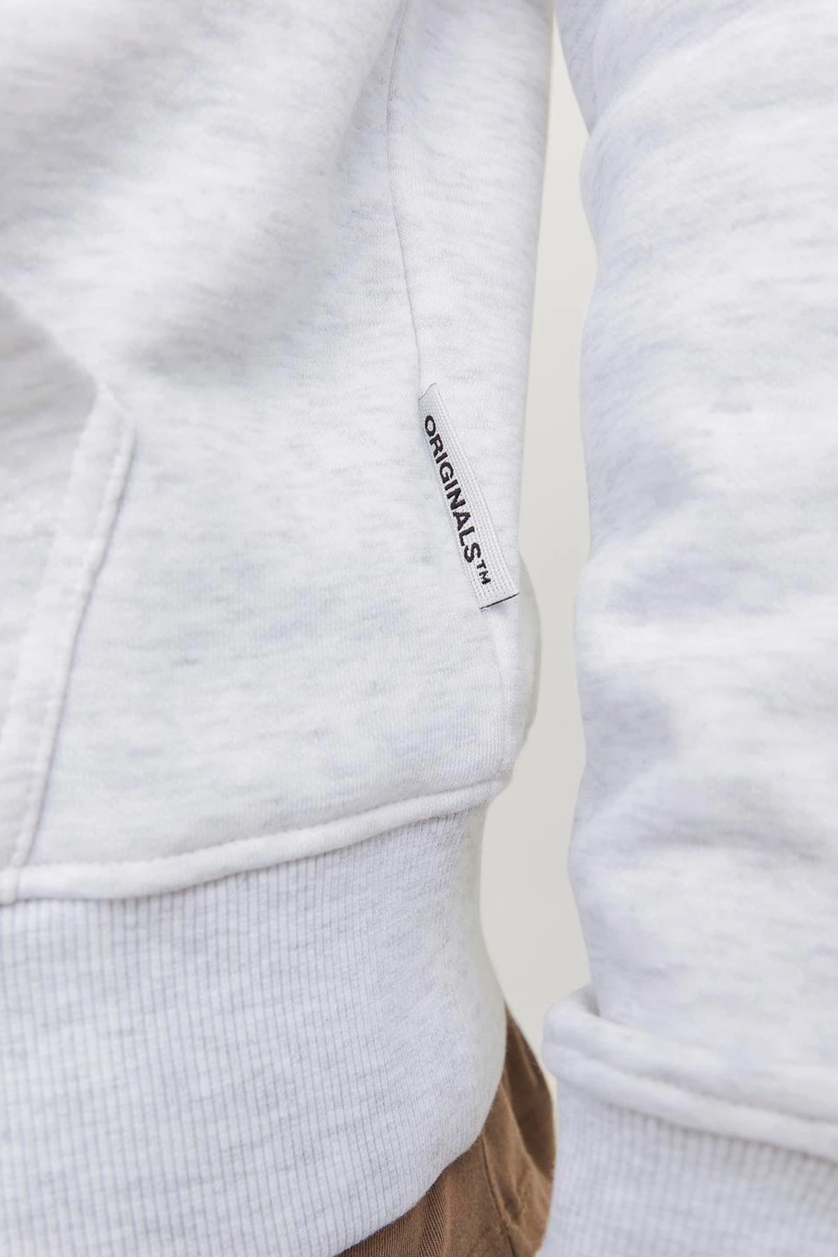 Jack & Jones Jorvesterbro Newton Boxfront Sweat 12266801 Beyaz