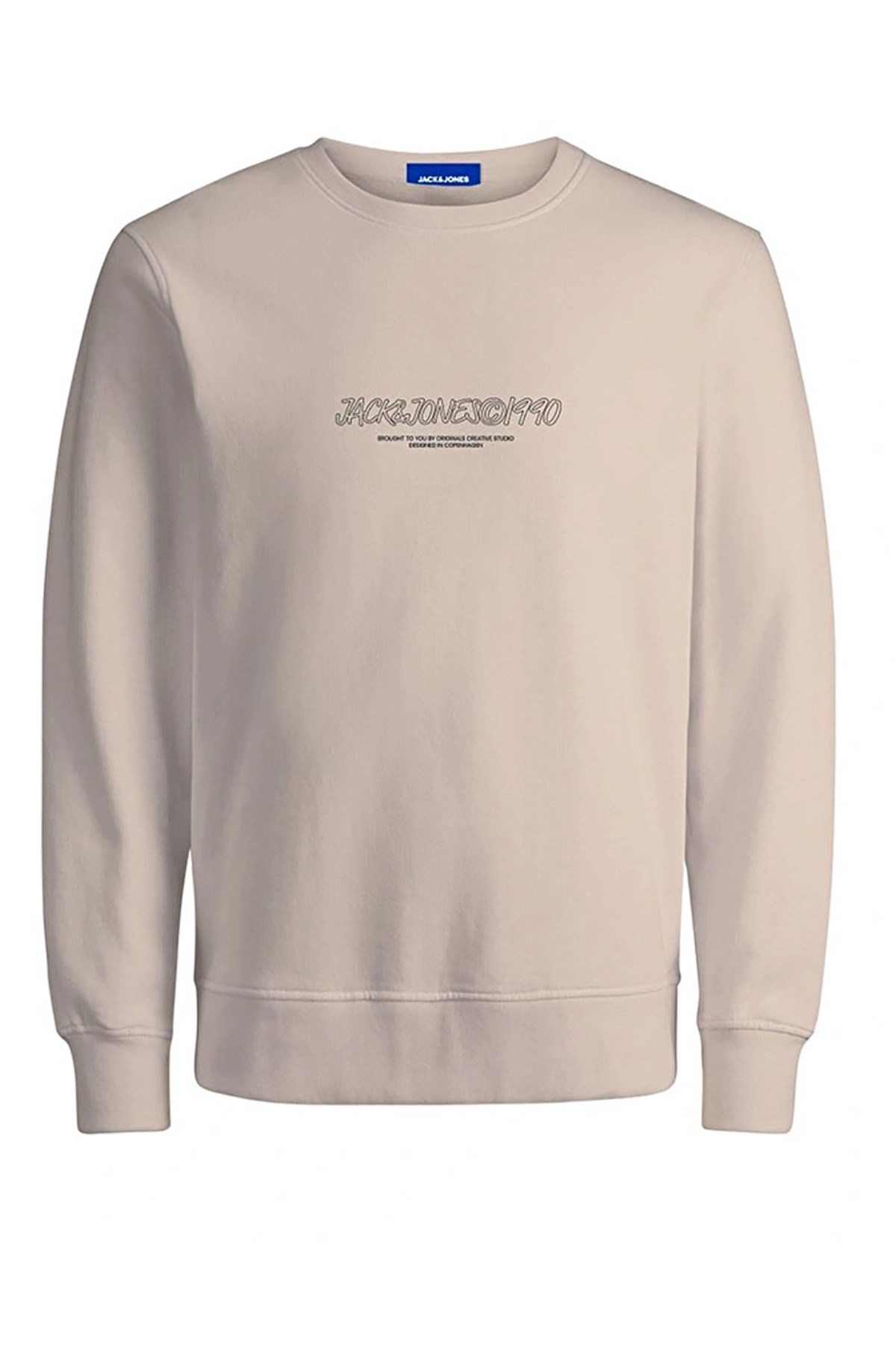 Jack & Jones Jorbronx Erkek Sweat 12266942 Ekru