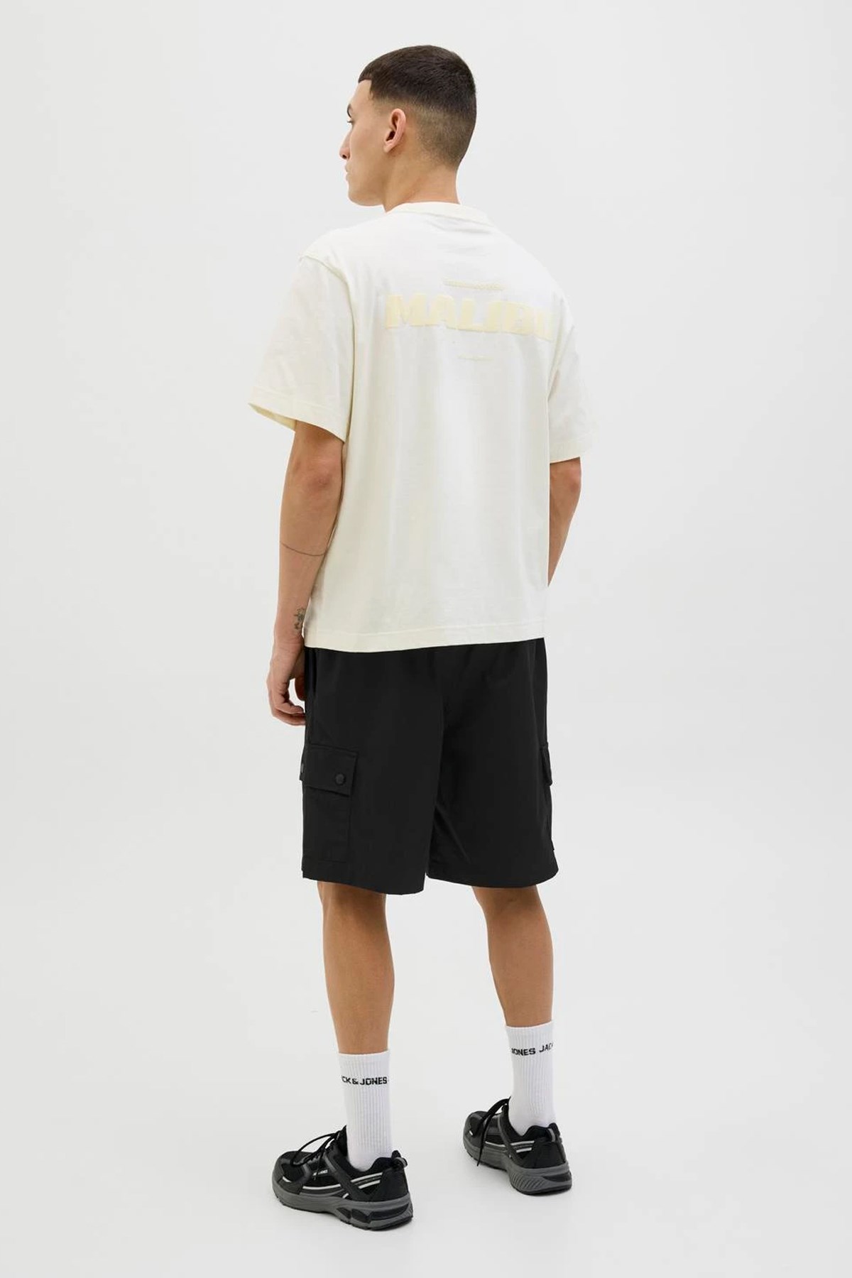 Jack & Jones Jpstbill Snap Cargo Erkek Şort 12268023 Siyah