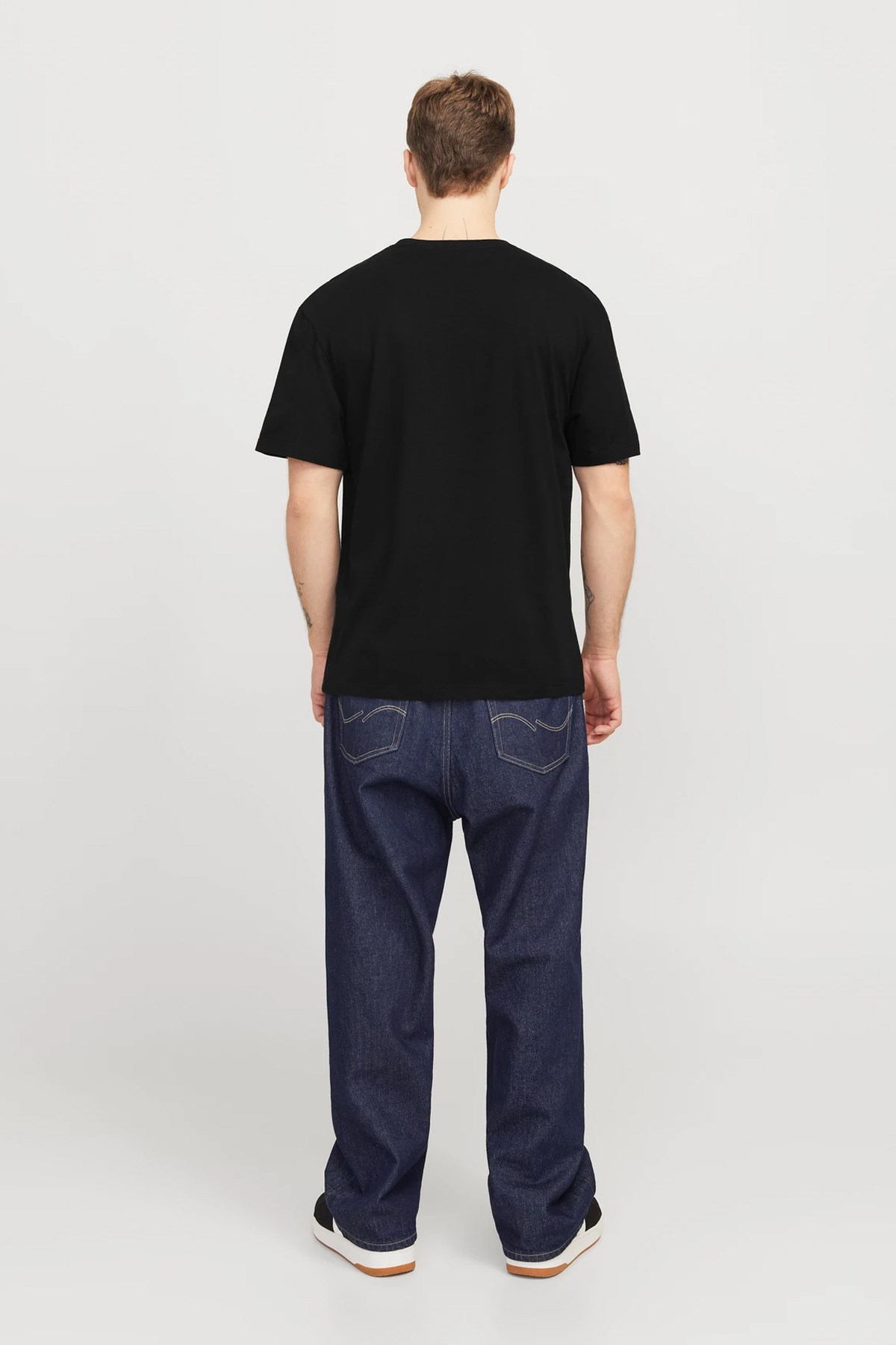 Jack & Jones Jjebryan Corp Logo Erkek Tişört 12268127 Siyah