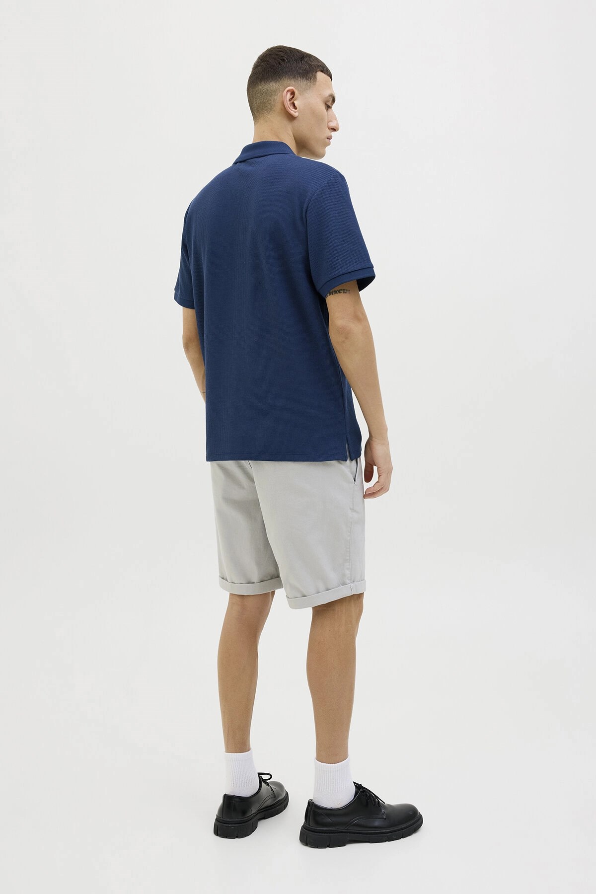 Jack & Jones Jjeaustin Erkek Polo Yaka Tişört 12268130 Lacivert