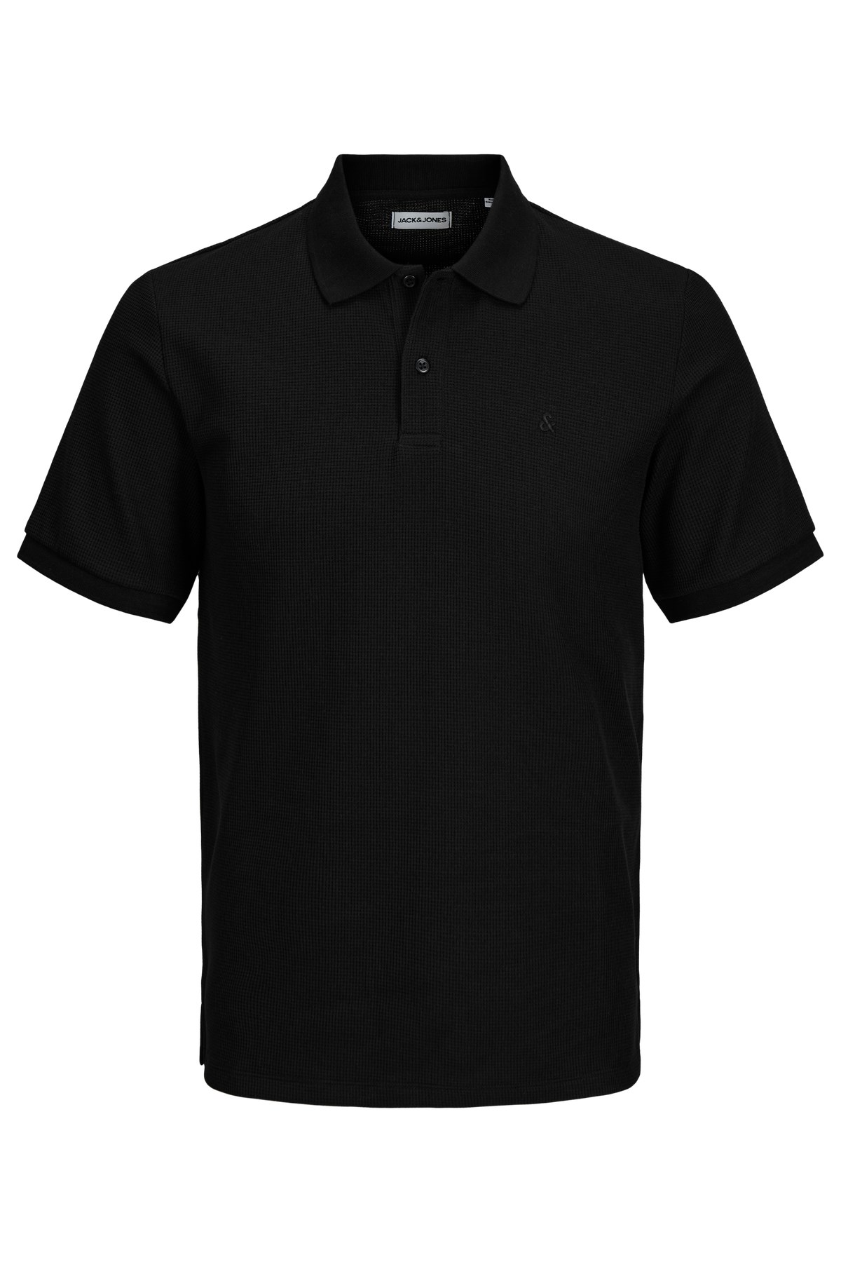 Jack & Jones Jjeaustin Erkek Polo Yaka Tişört 12268130 Siyah