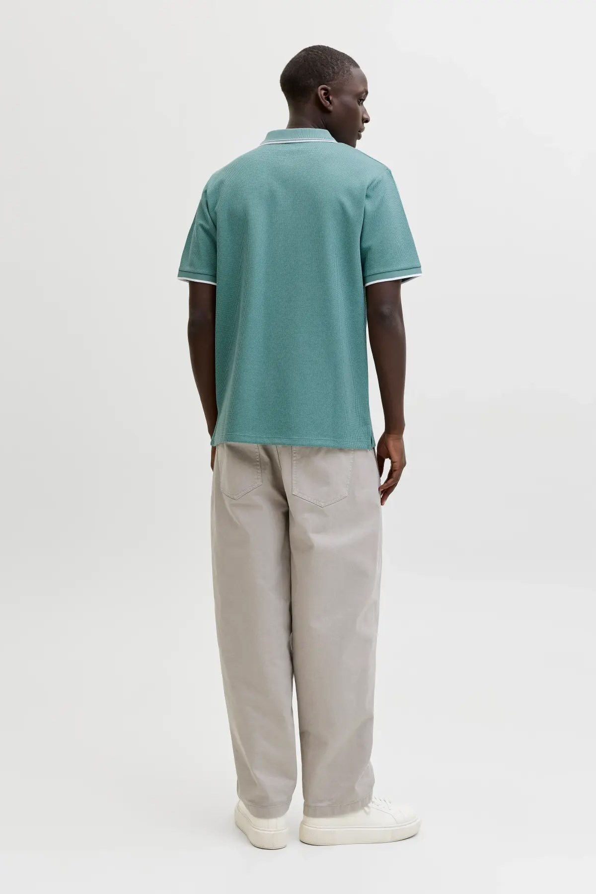 Jack & Jones Jjeaustin Erkek Polo Yaka Tişört 12268130 Yeşil