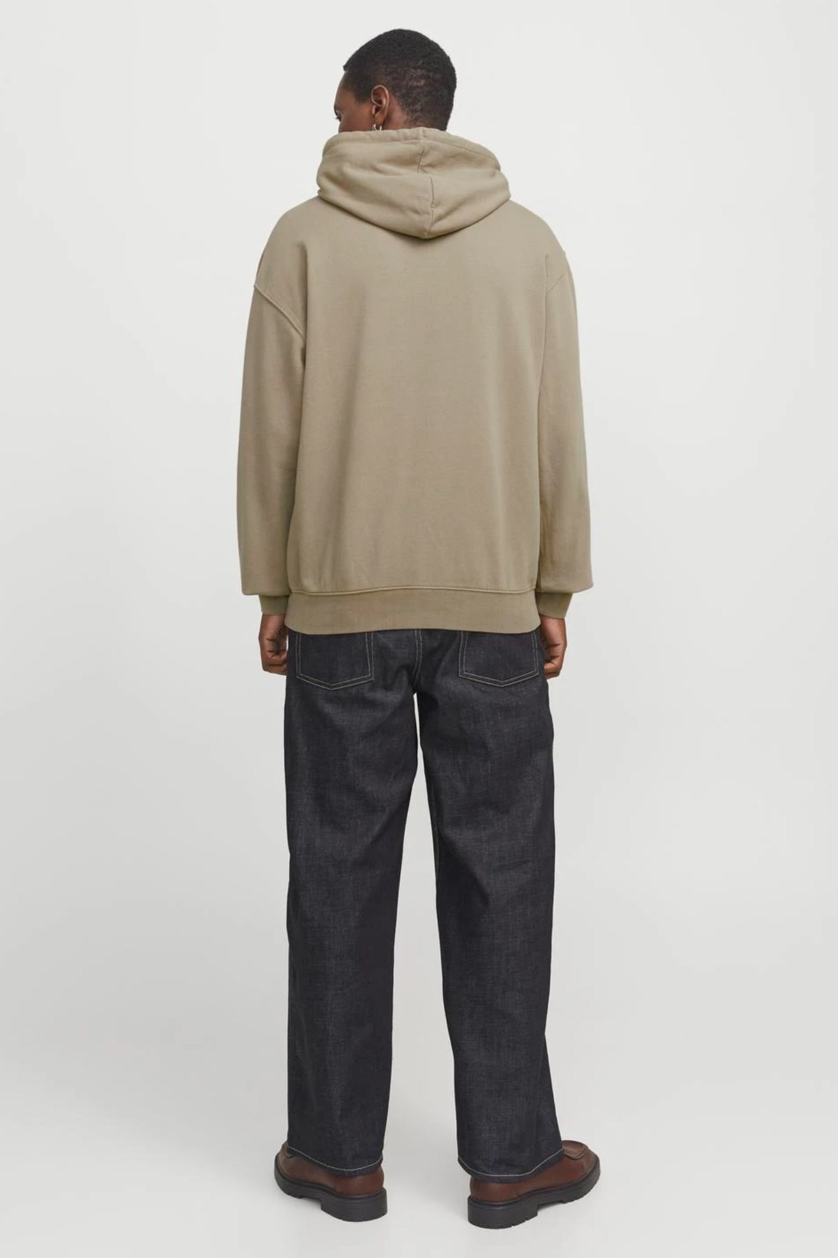 Jack & Jones Jjecharge Faded Erkek Sweatshirt 12268272 Bej