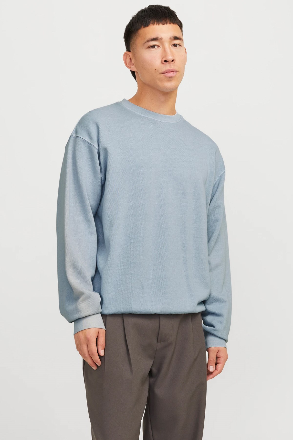 Jack & Jones Jjecharge Erkek Sweatshirt 12268273 Mavi