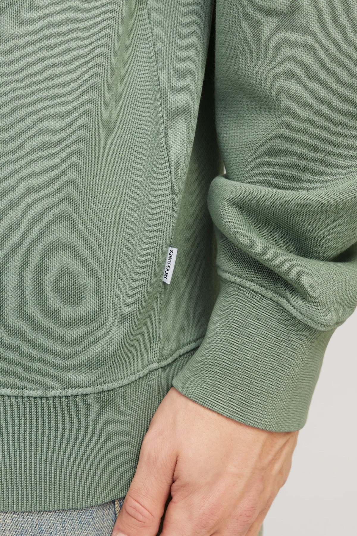 Jack & Jones Jjecharge Erkek Sweatshirt 12268273 Yeşil