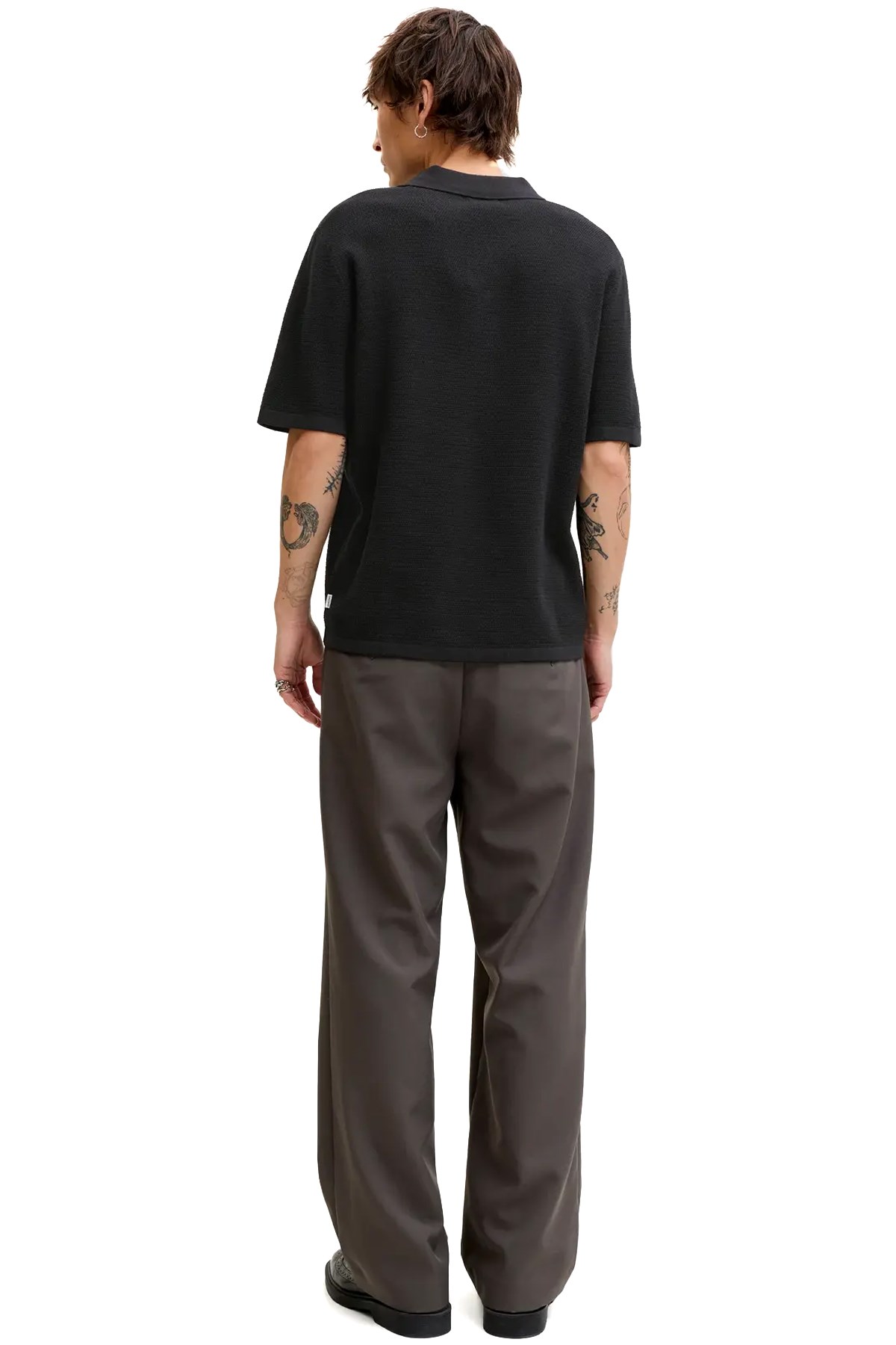 Jack & Jones Jjegeorge Erkek Tişört 12268281 Siyah