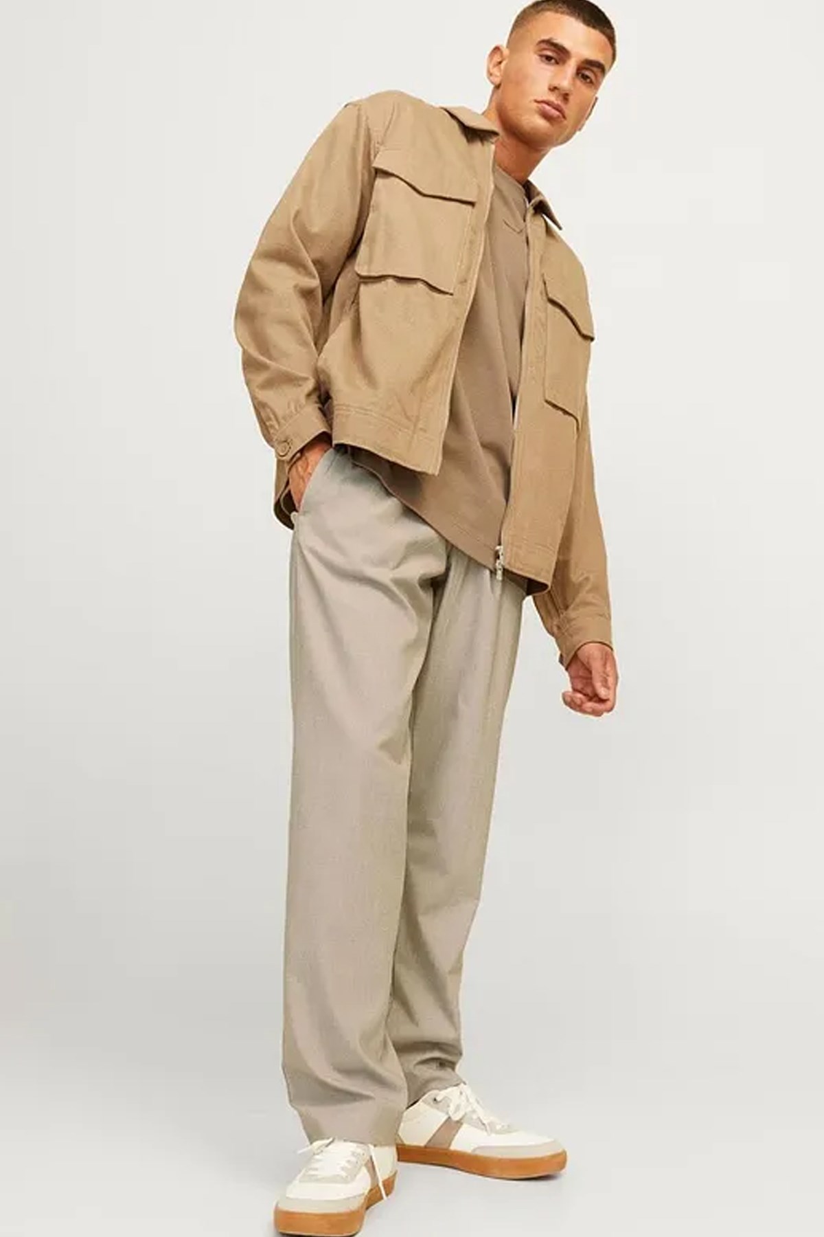 Jack & Jones Jpstkane Erkek Pantolon Bej