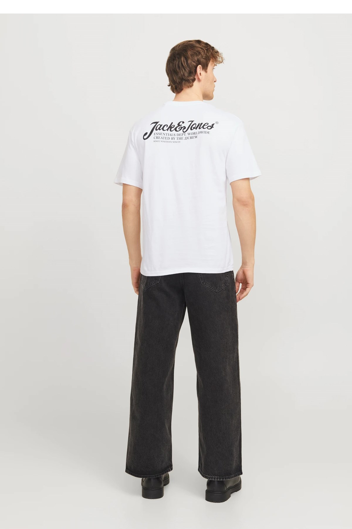 Jack & Jones Jjbeau Erkek Tişört 12268434 Beyaz