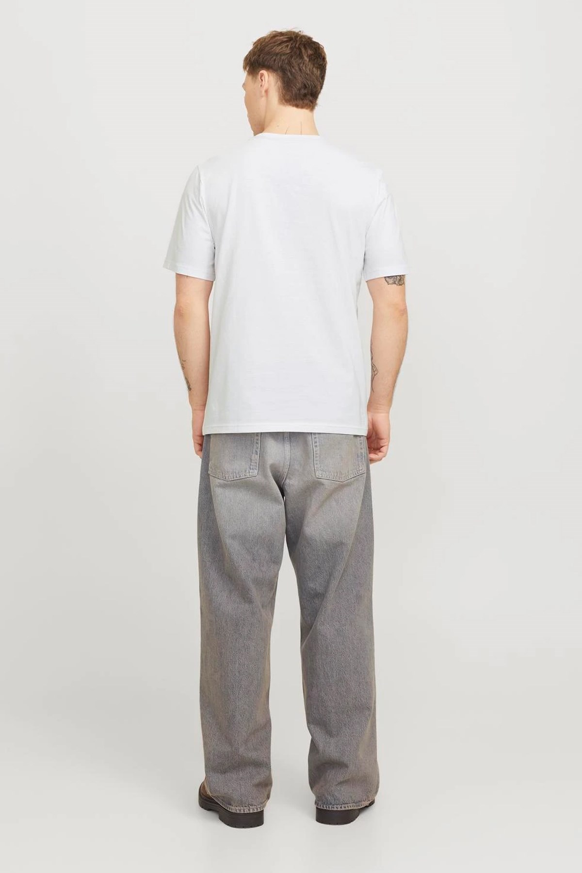 Jack & Jones Jjcolton Ln Erkek Tişört 12268439 Beyaz