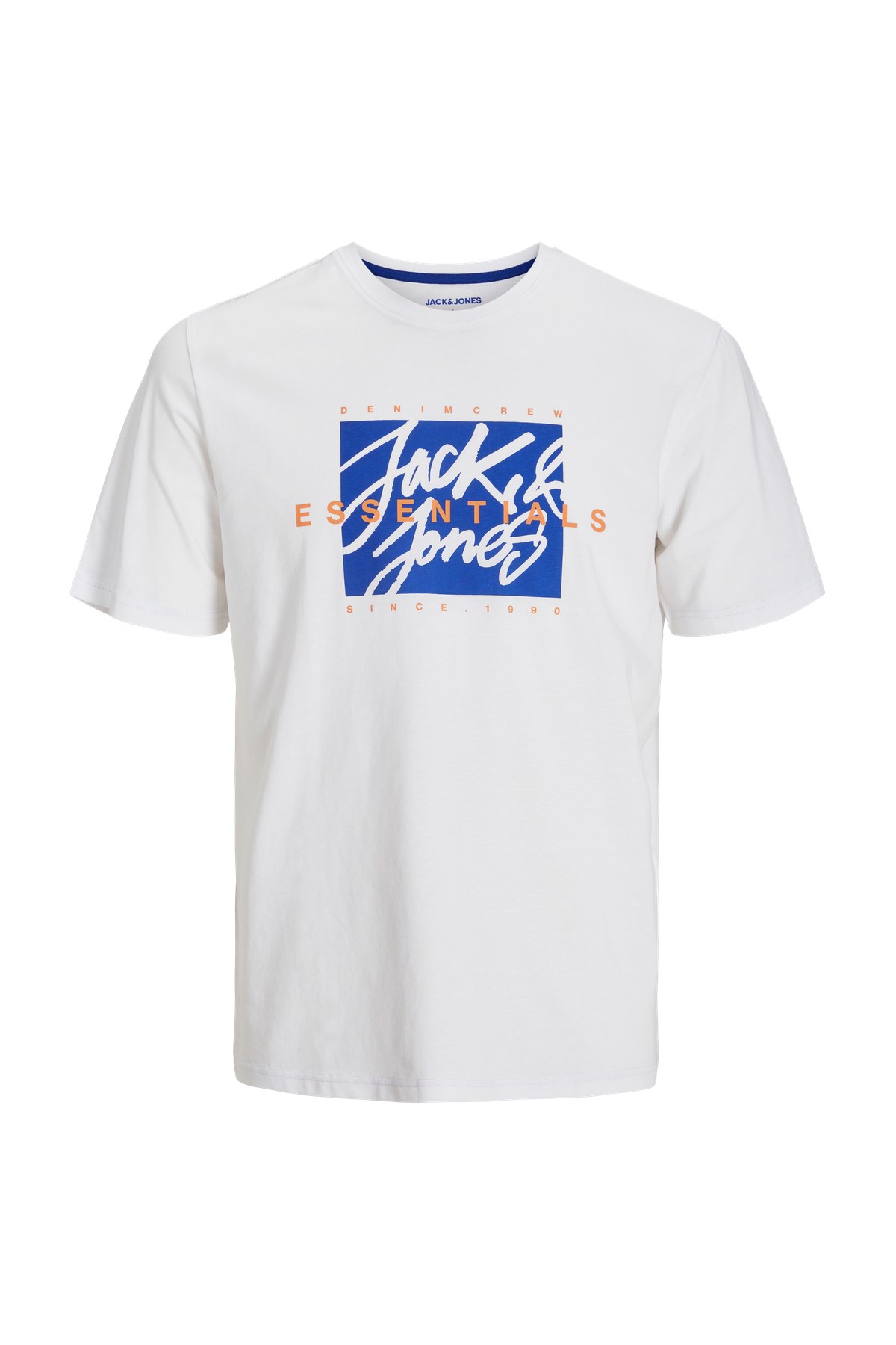 Jack & Jones Jjcolton Ln Erkek Tişört 12268439 Beyaz