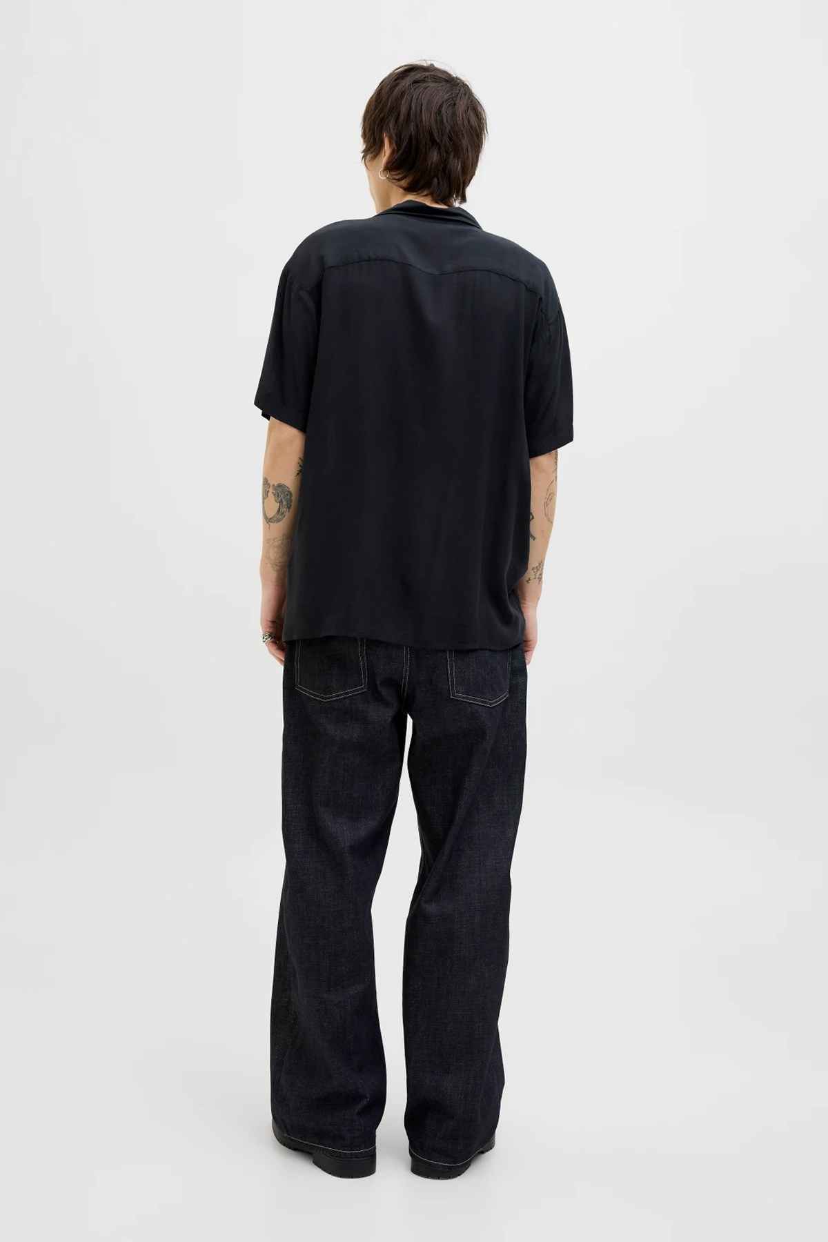 Jack & Jones Jjejeff Solid Resort Erkek Gömlek 12268443 Siyah