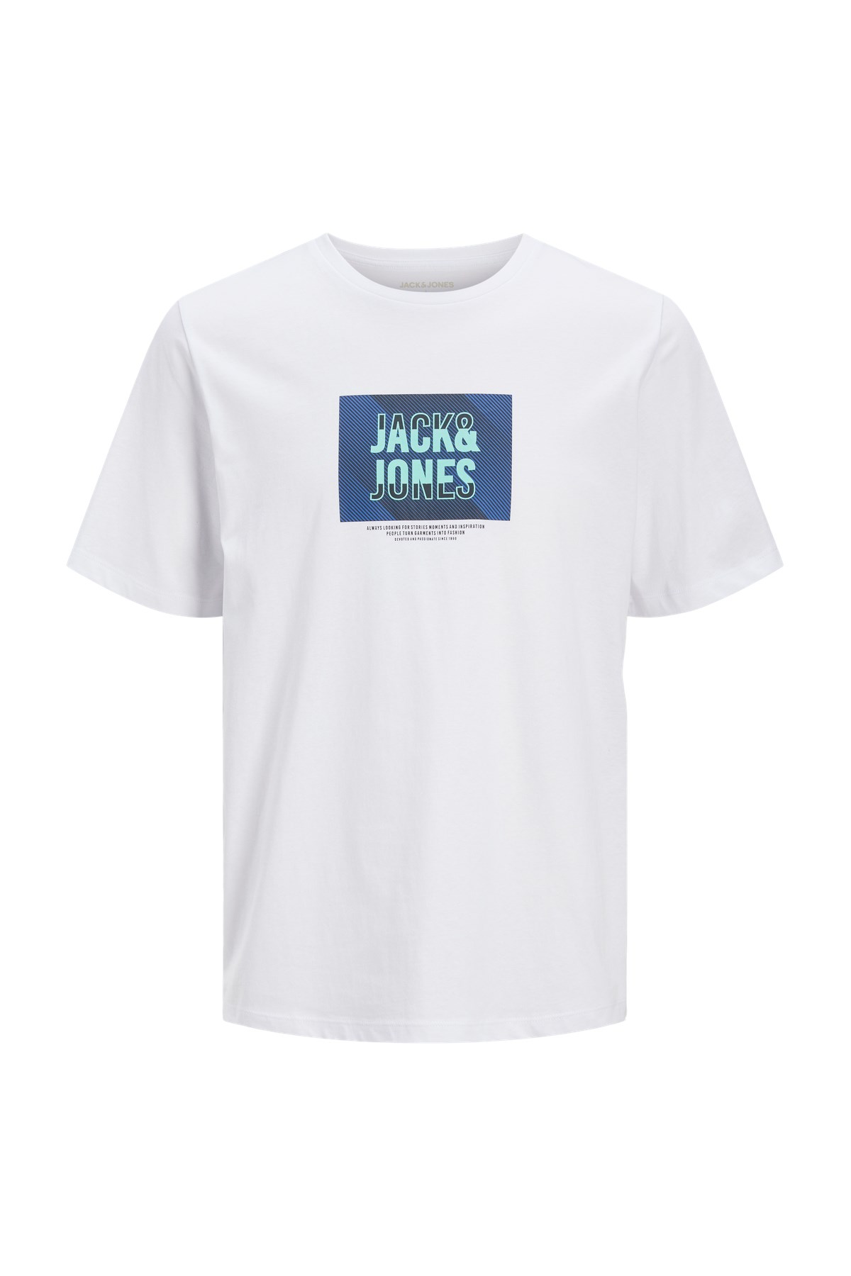 Jack & Jones Jjhudson Ln Erkek Tişört 12268477 Beyaz