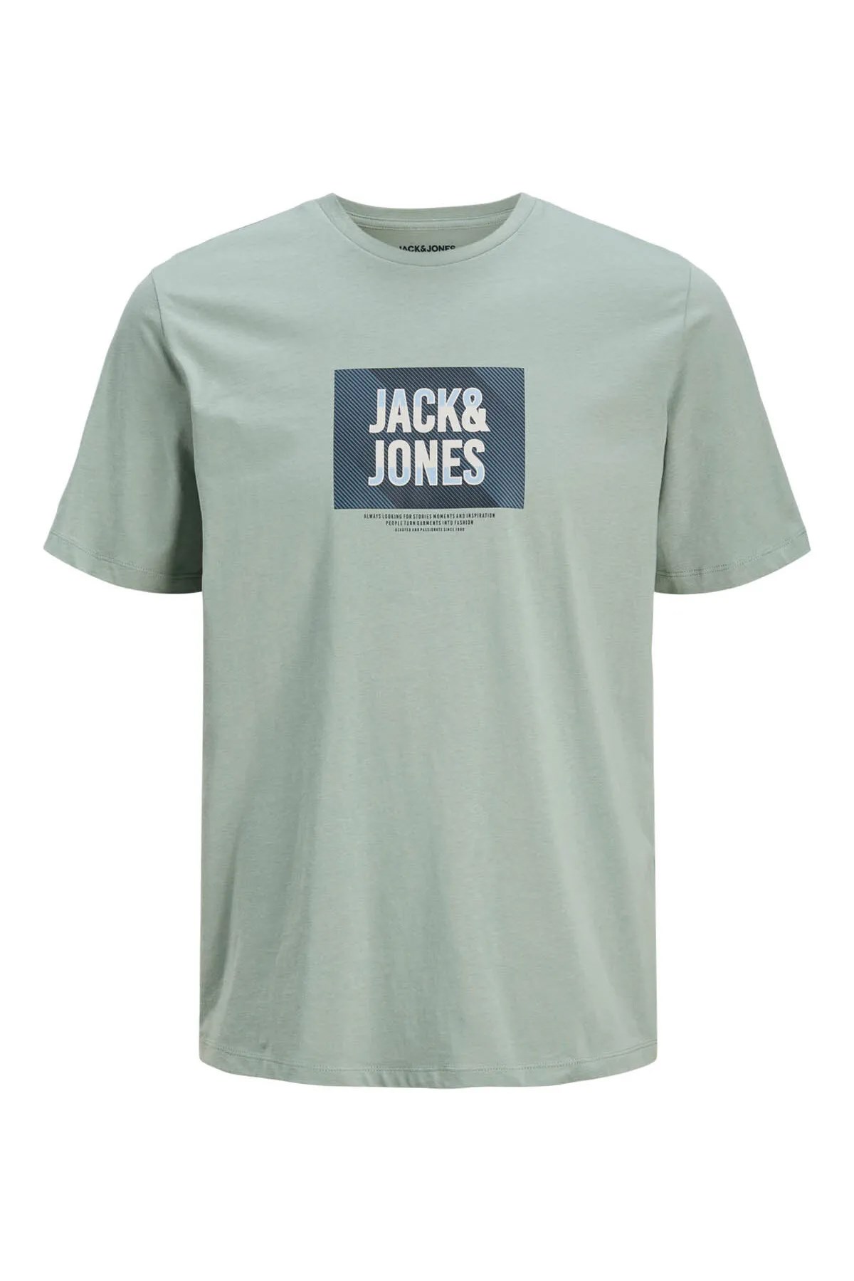 Jack & Jones Jjhudson Ln Erkek Tişört 12268477 Yeşil