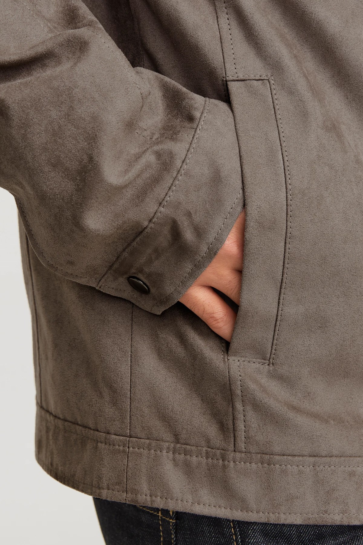 Jack & Jones Jjedylan Shacket Erkek Ceket 12268609 Bej