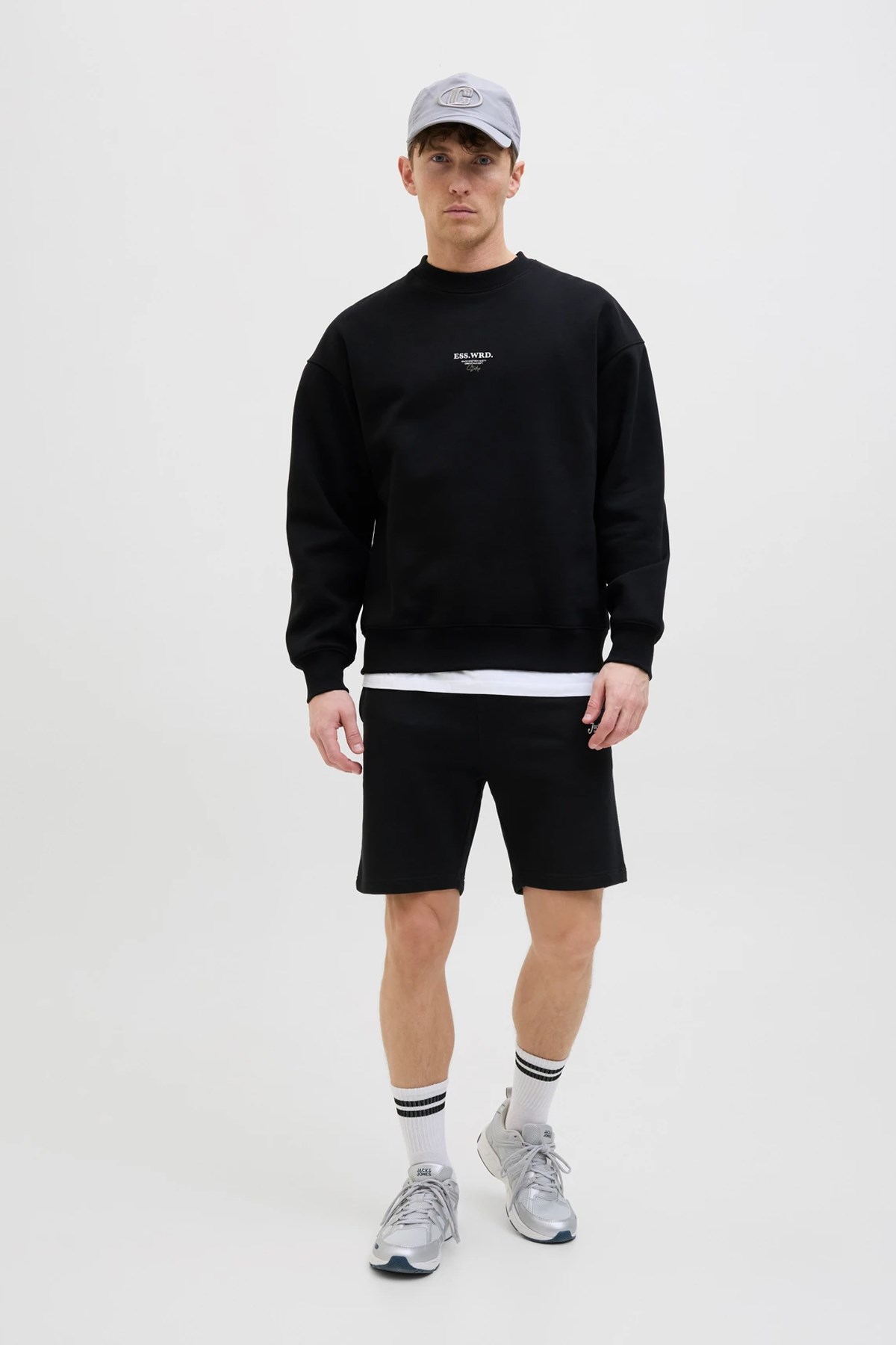 Jack & Jones Jpstgordon Beau Erkek Şort 12268770 Siyah