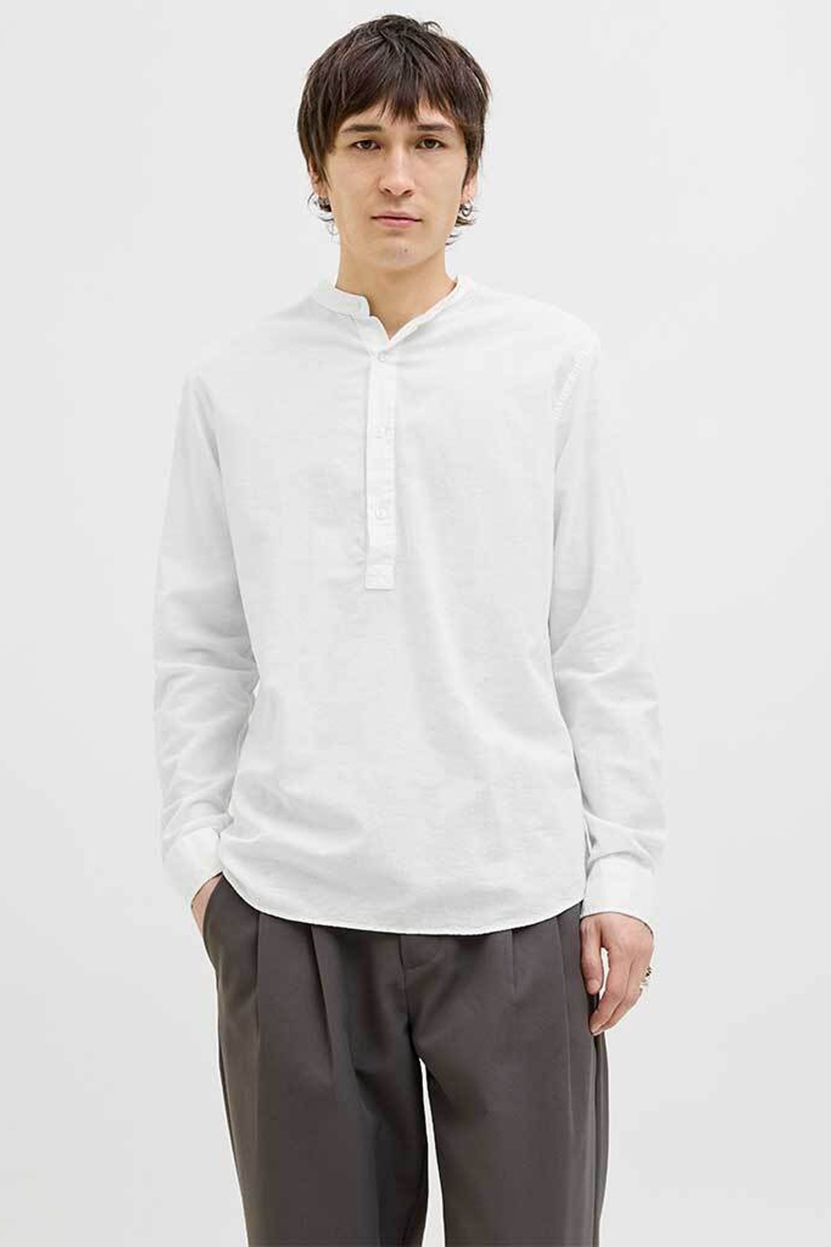 Jack & Jones Jjbreeze Half Erkek Gömlek 12268968 Beyaz