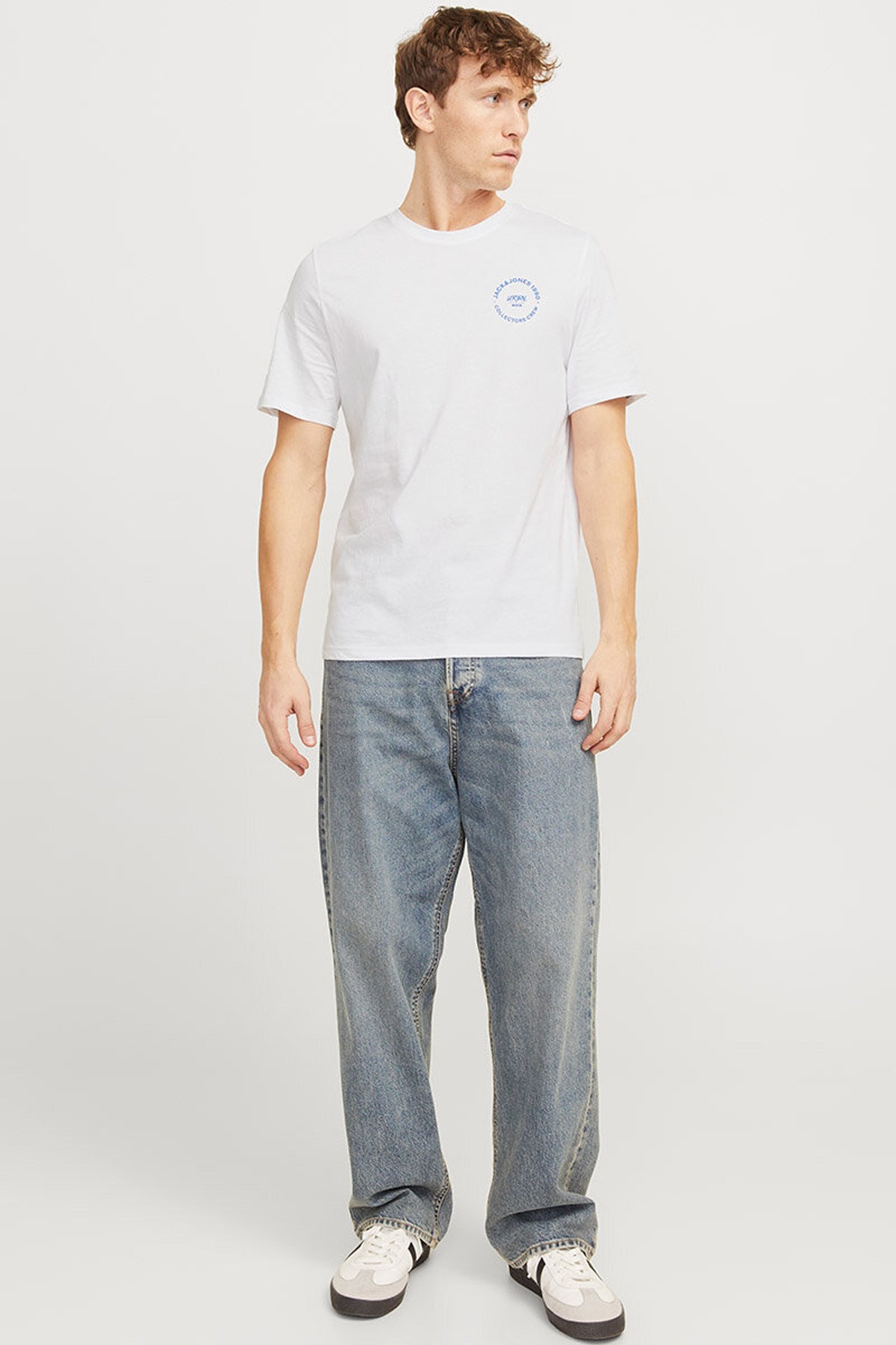 Jack & Jones Jjsimon Erkek Tişört 12269280 Beyaz