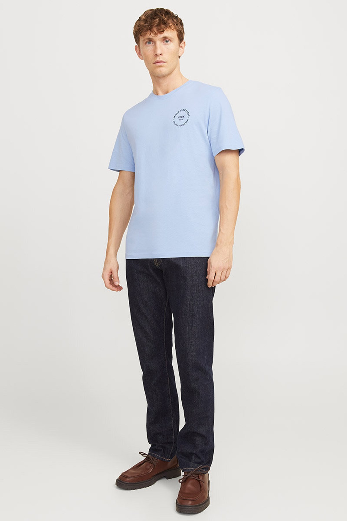 Jack & Jones Jjsimon Erkek Tişört 12269280 Mavi