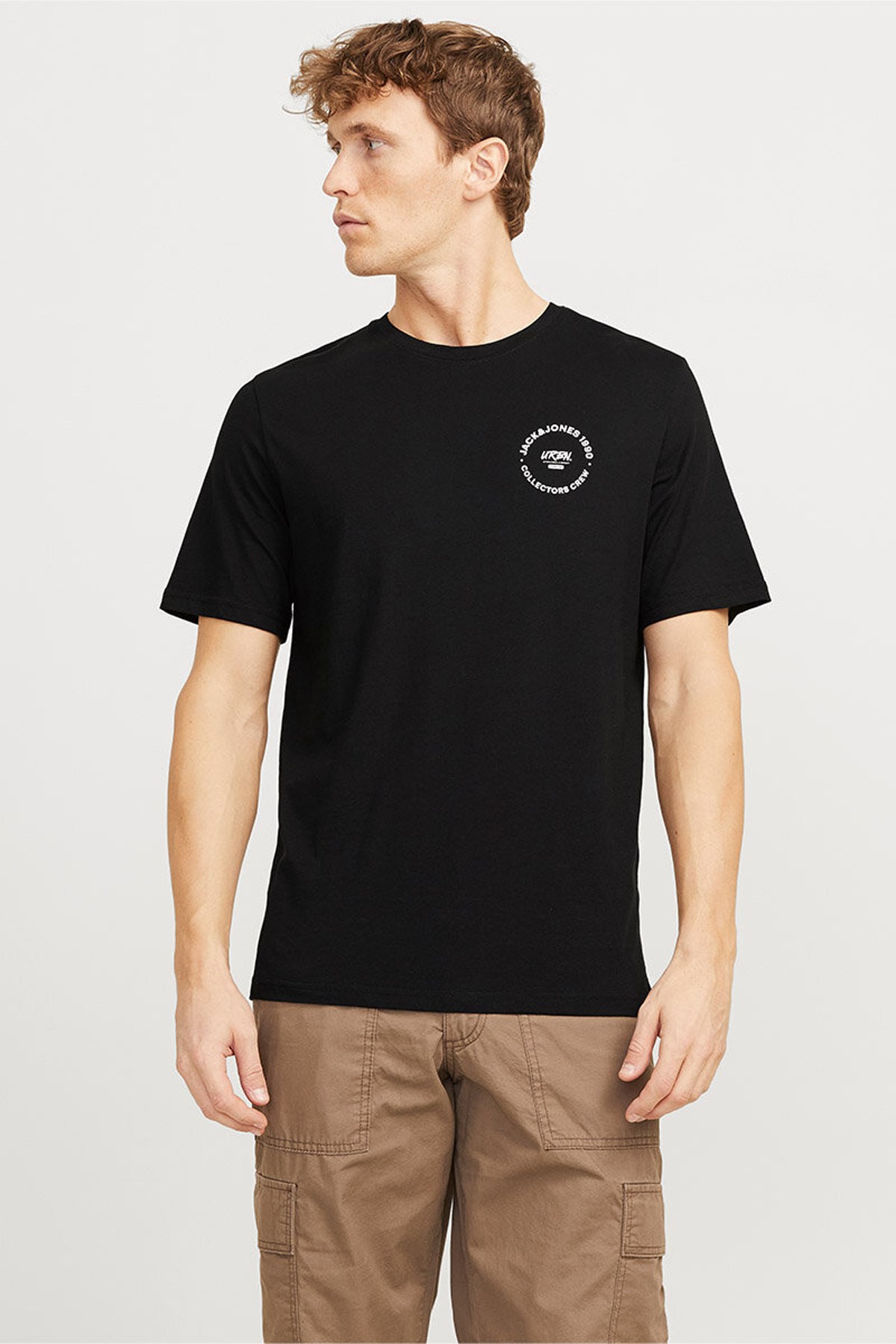 Jack & Jones Jjsimon Erkek Tişört 12269280 Siyah