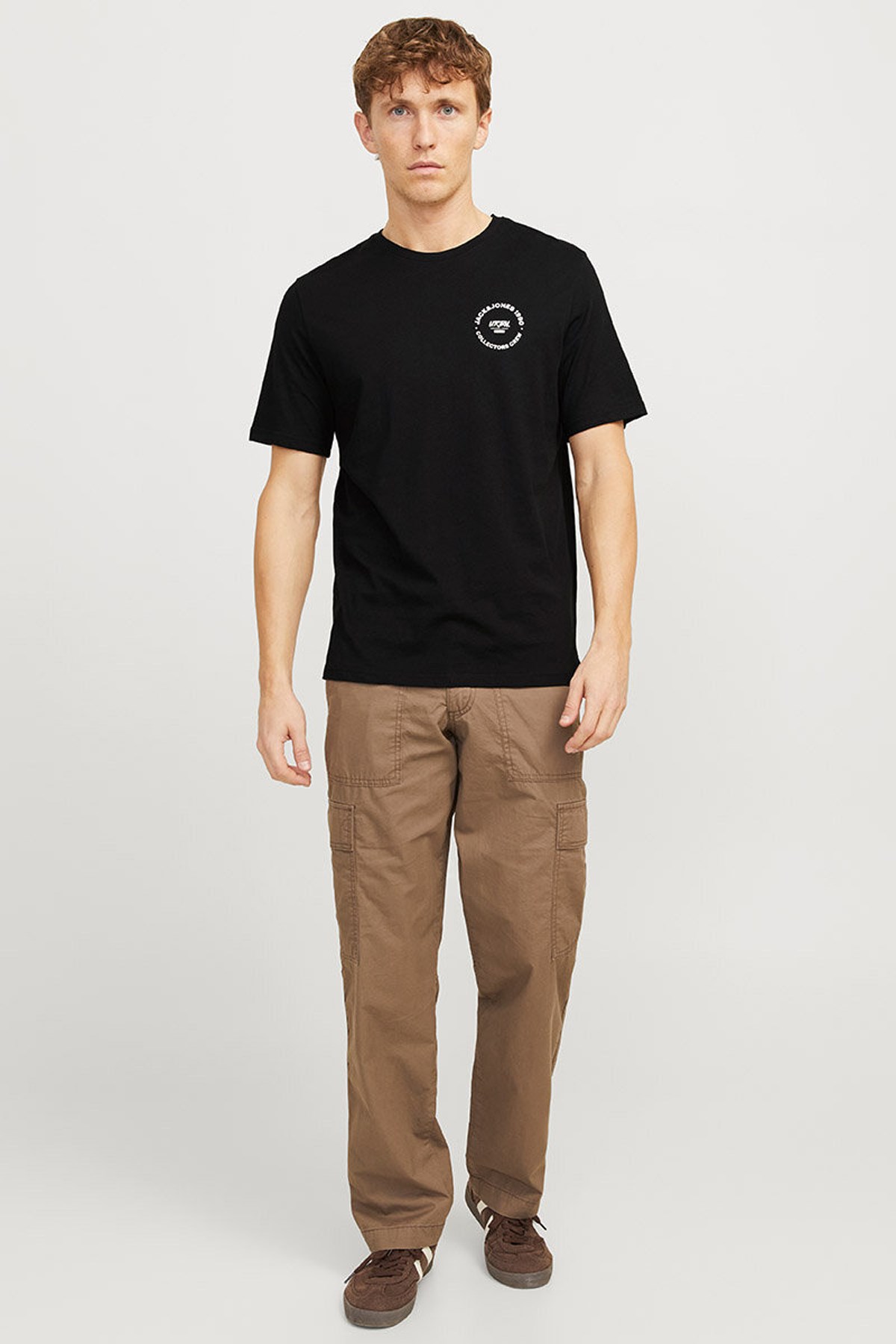 Jack & Jones Jjsimon Erkek Tişört 12269280 Siyah