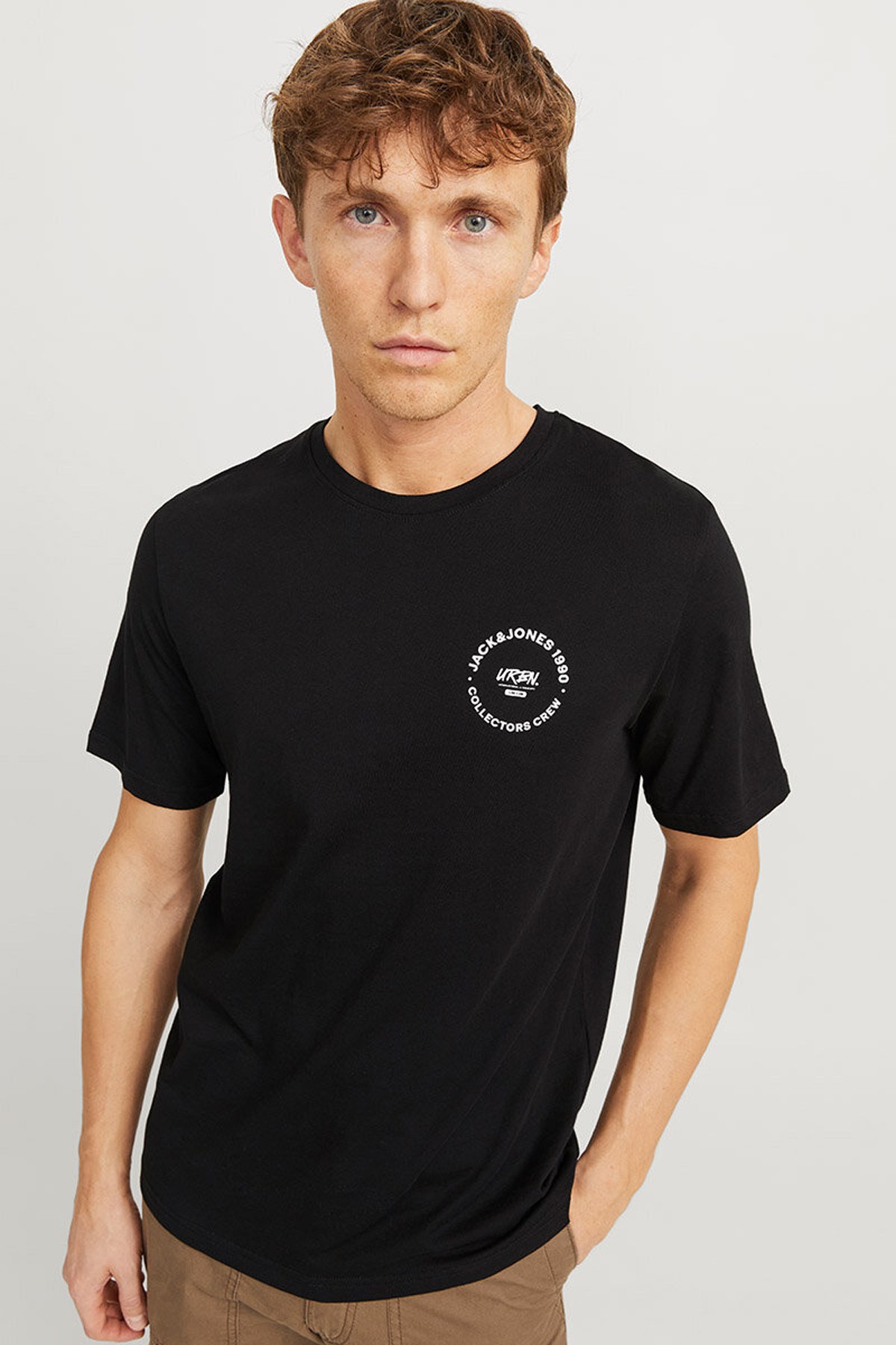 Jack & Jones Jjsimon Erkek Tişört 12269280 Siyah