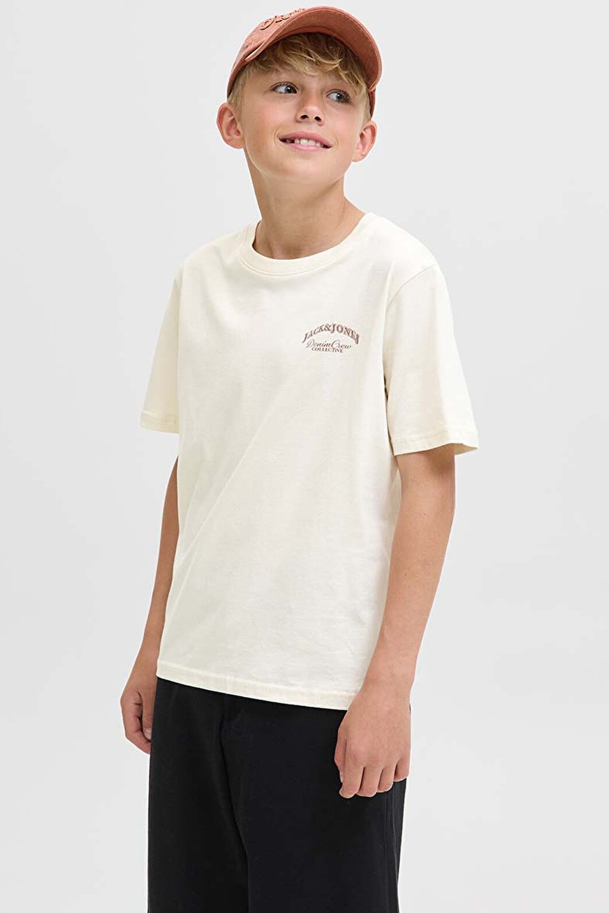 Jack & Jones Jjebrabdes Çocuk Tişört 12269310 Beyaz