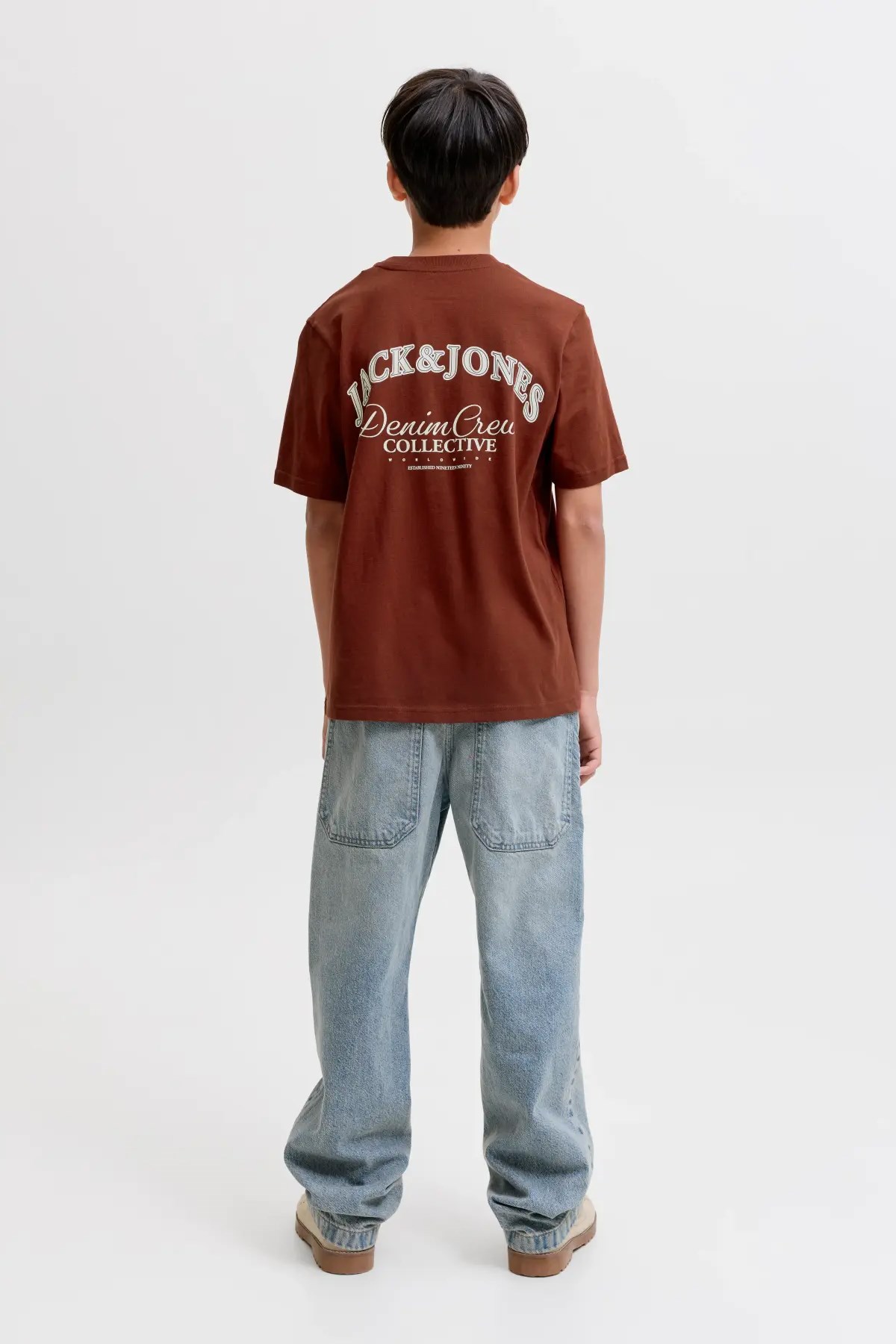 Jack & Jones Jjebrabdes Çocuk Tişört 12269310 Turuncu